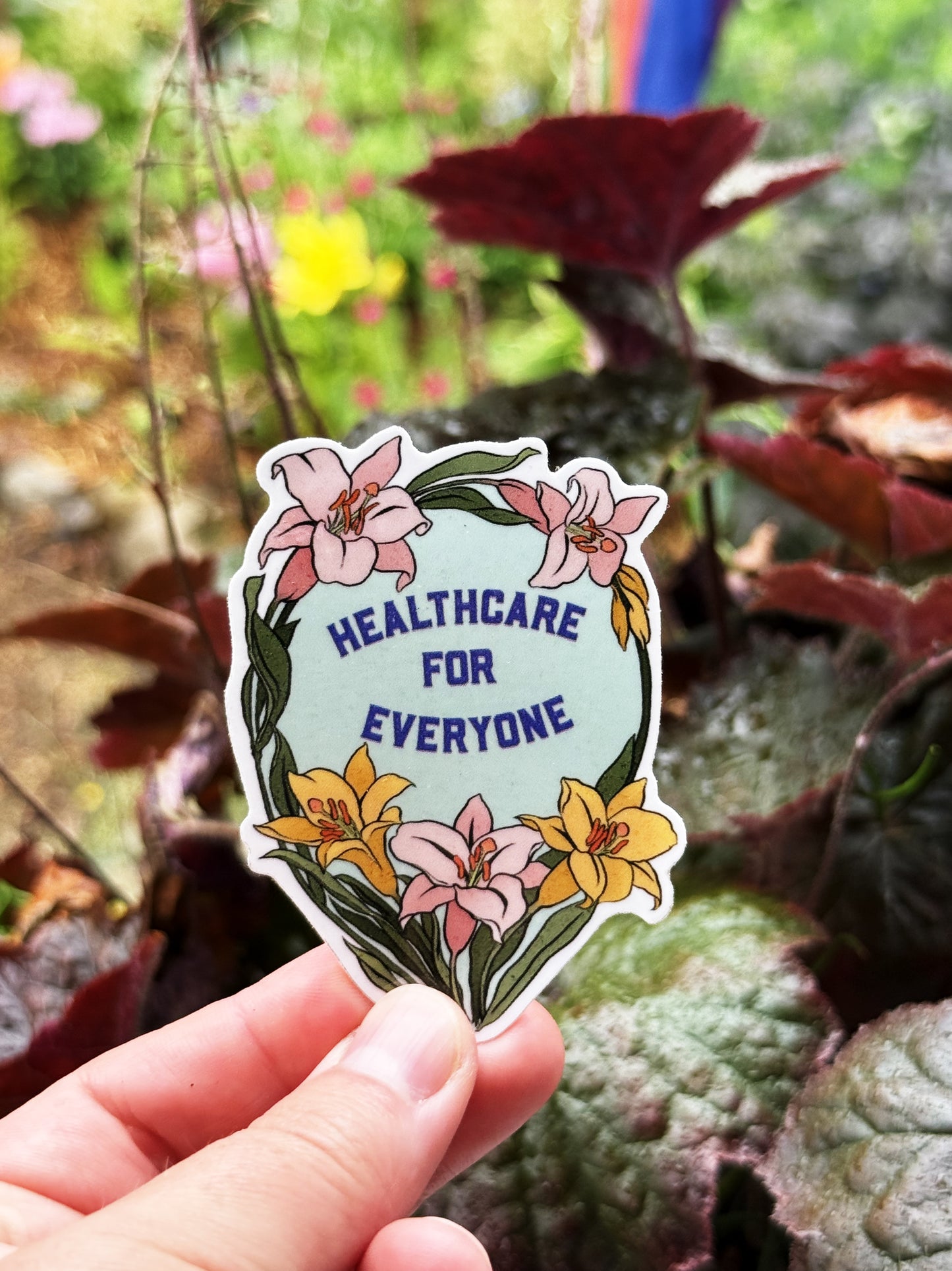 Healthcare For Everyone : Feminist Sticker