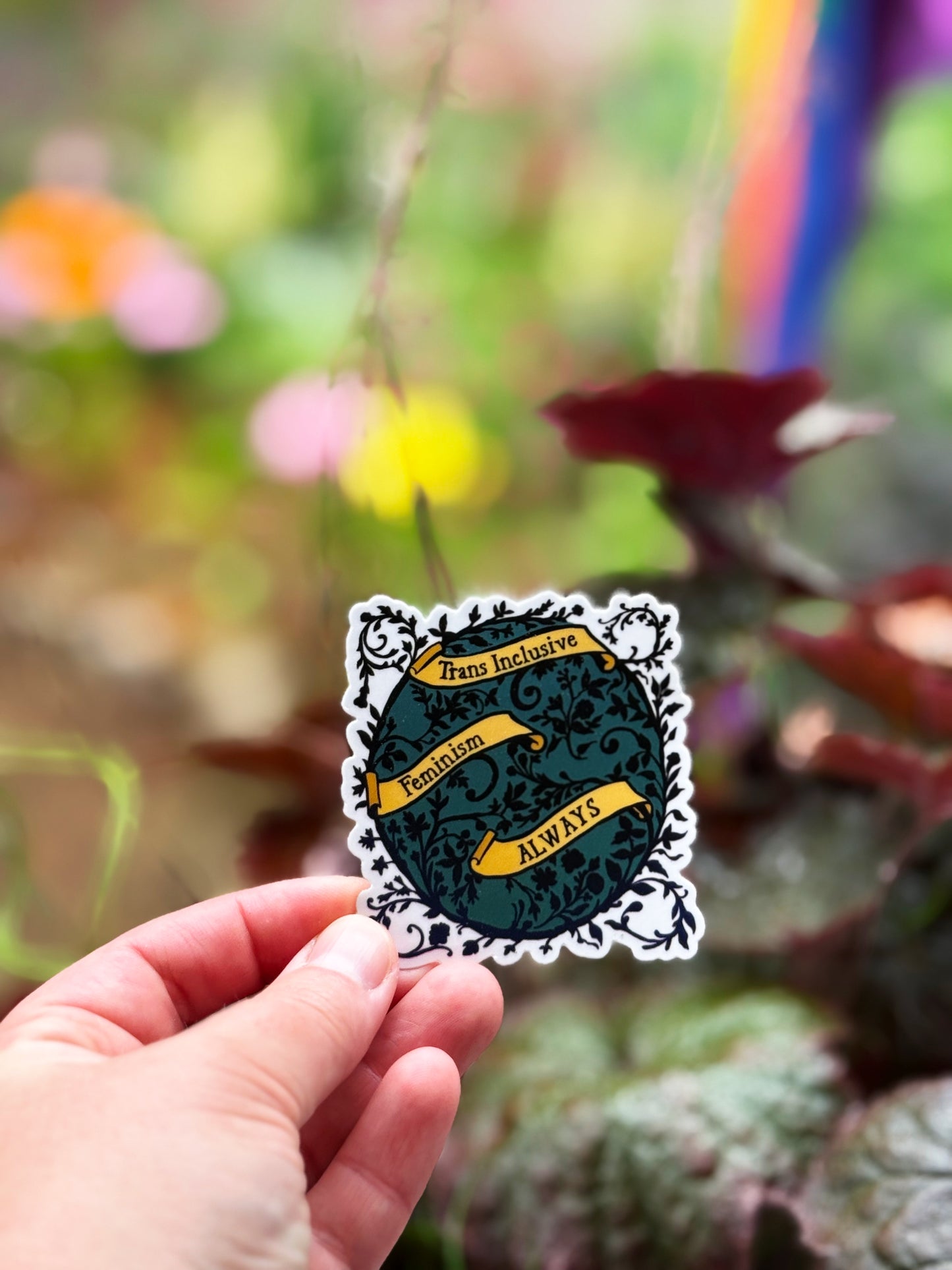 Trans Inclusive Feminism Always: Feminist Sticker