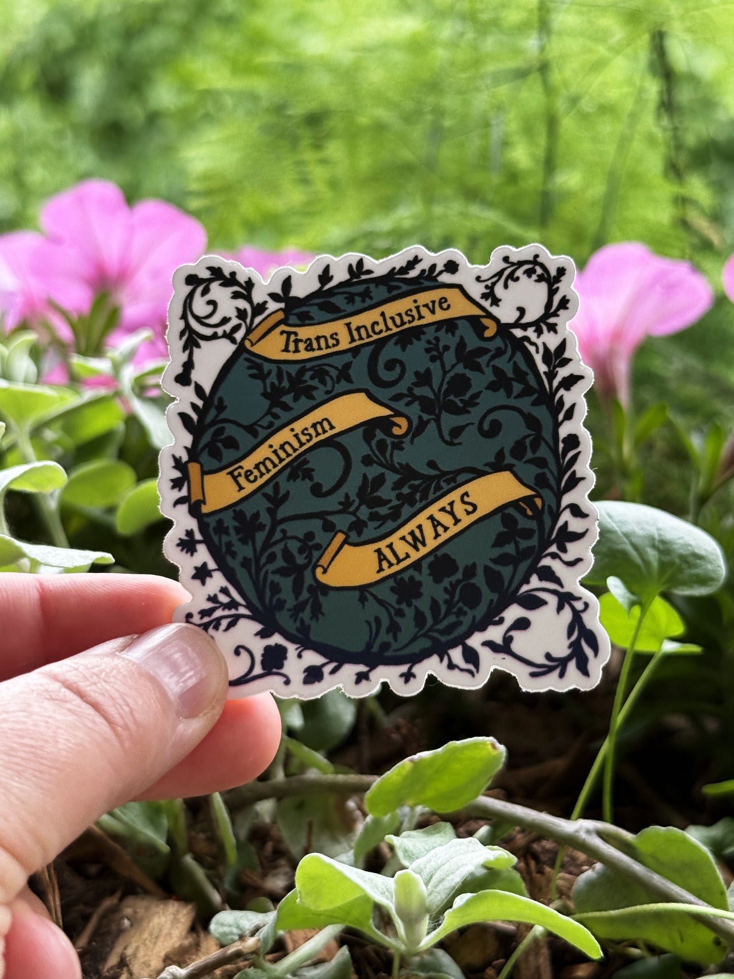 Trans Inclusive Feminism Always: Feminist Sticker