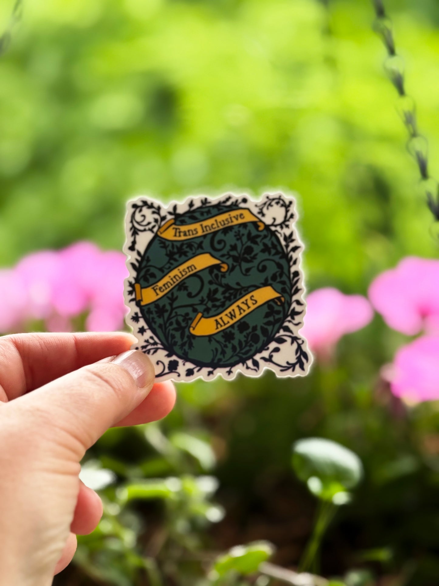 Trans Inclusive Feminism Always: Feminist Sticker