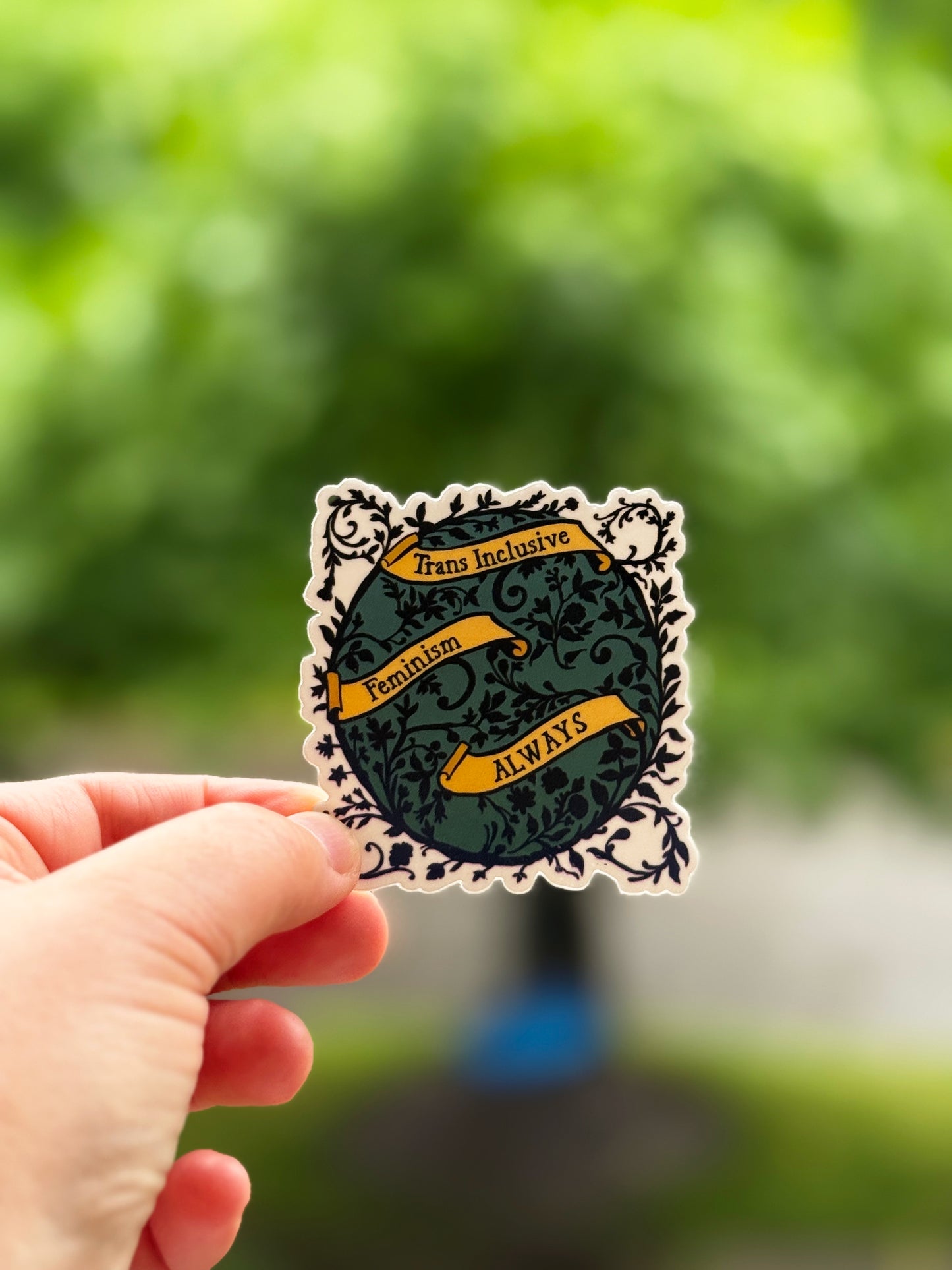 Trans Inclusive Feminism Always: Feminist Sticker