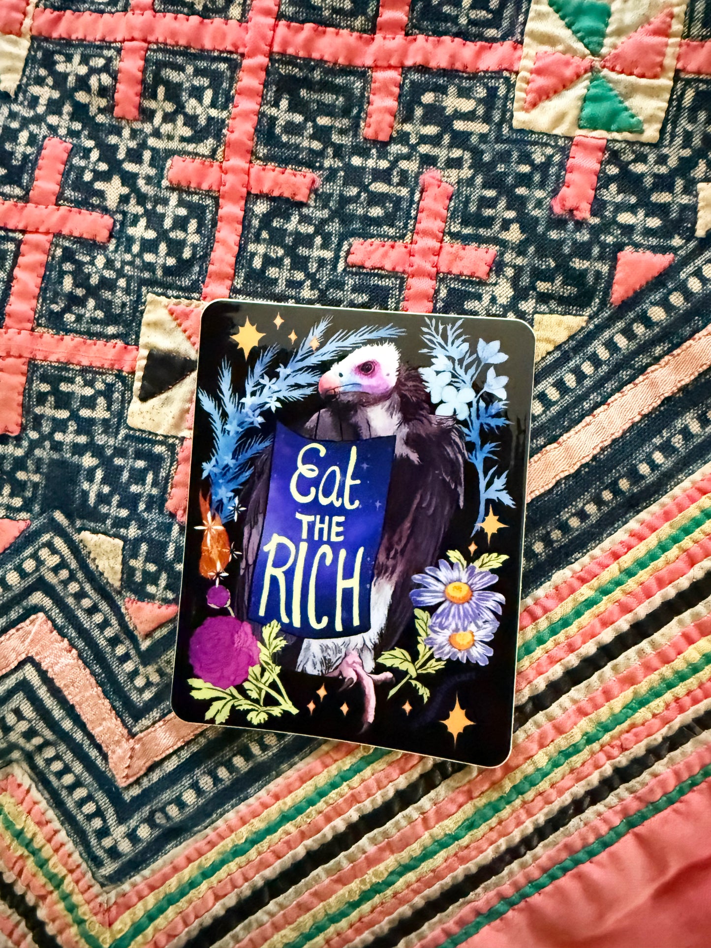 Eat The Rich: Feminist Sticker
