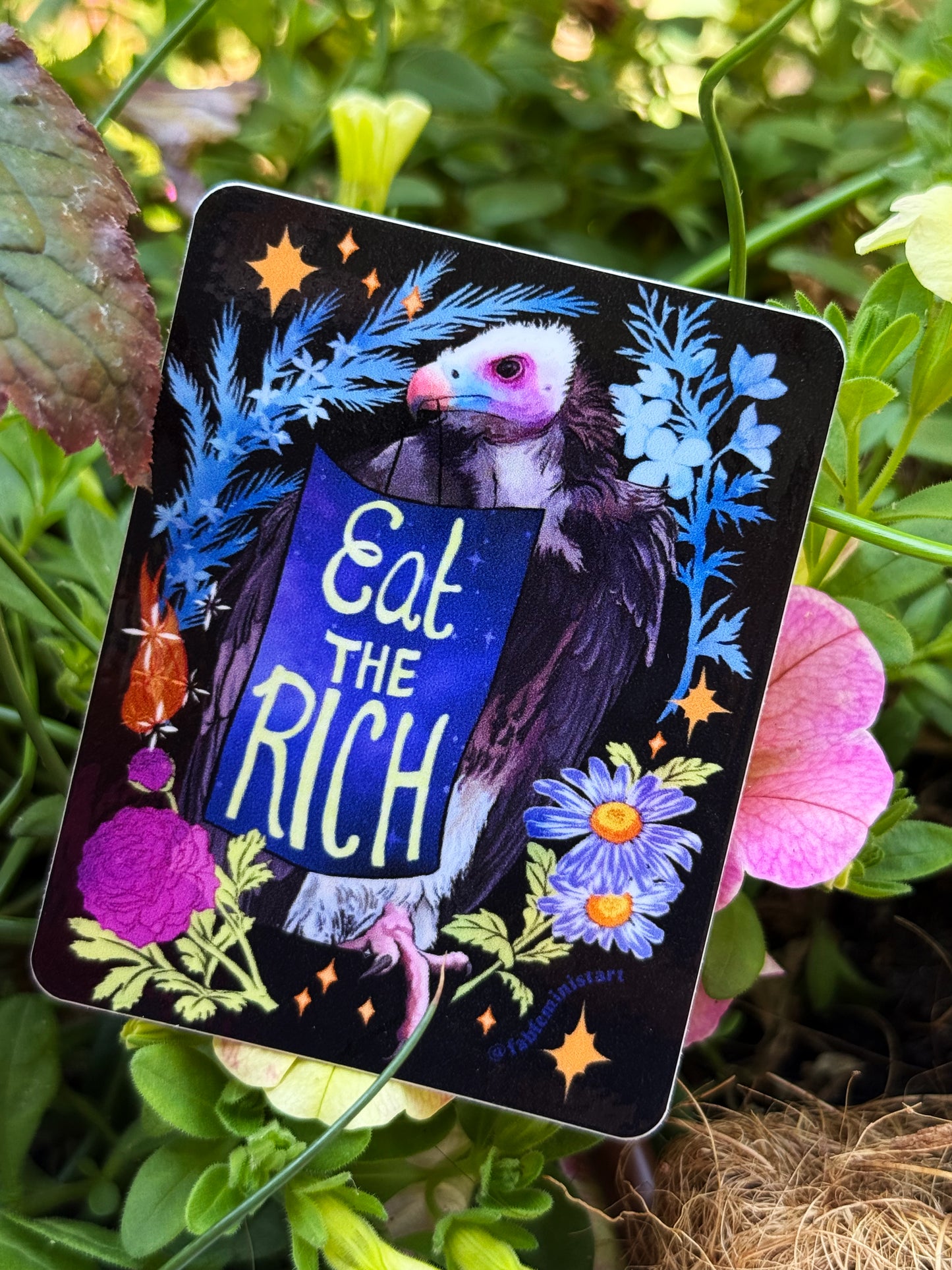 Eat The Rich: Feminist Sticker
