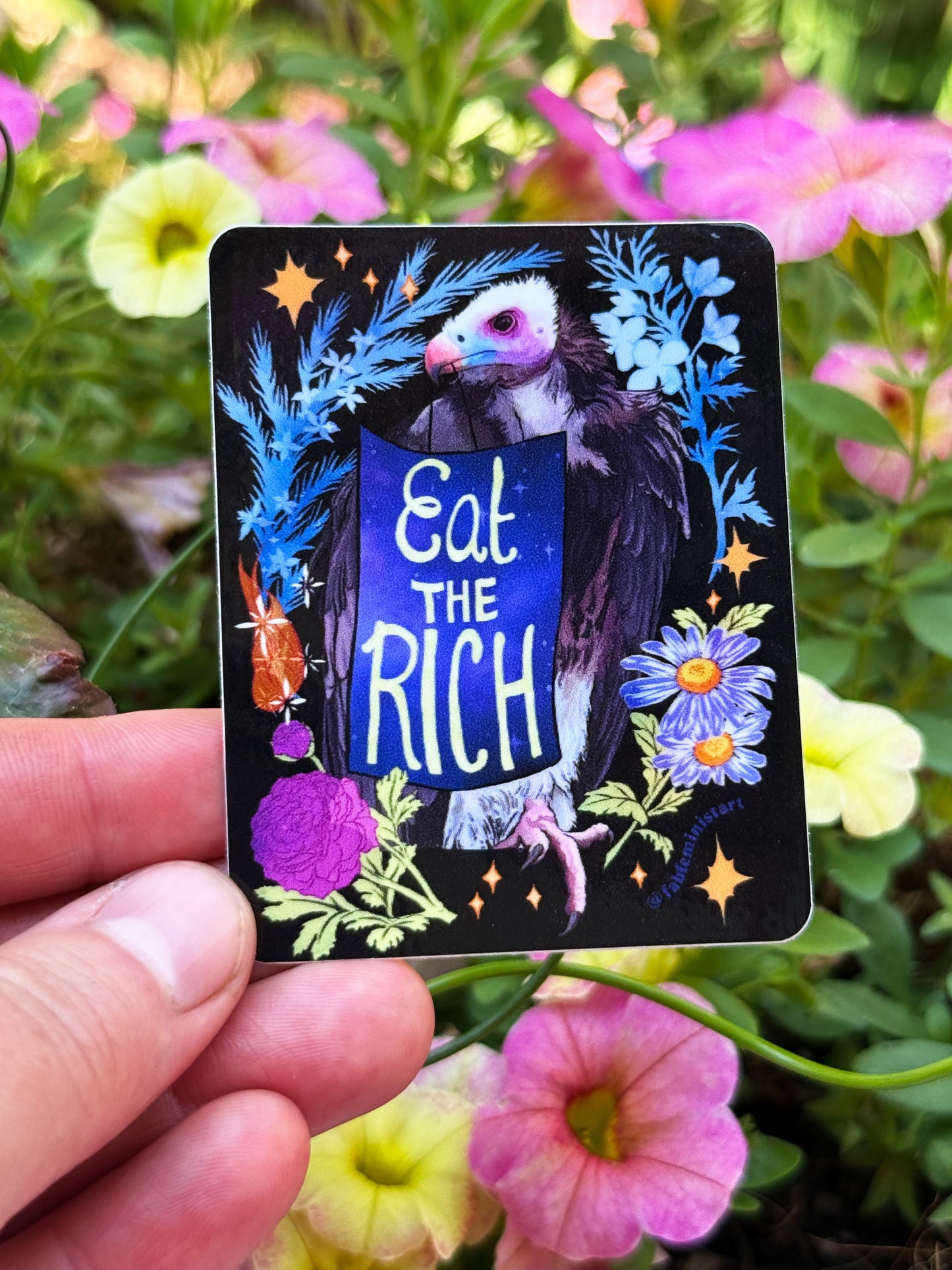 Eat The Rich: Feminist Sticker