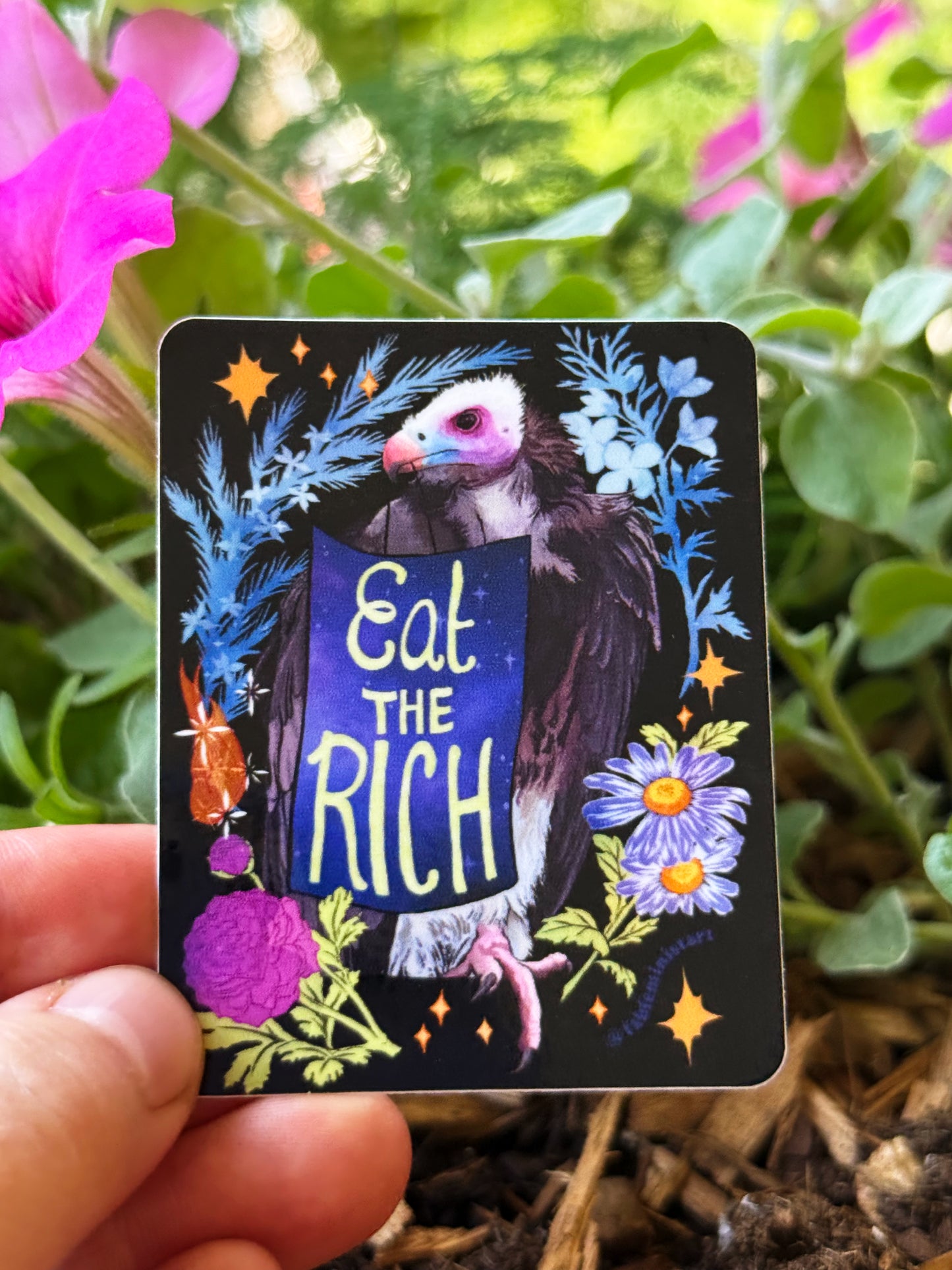 Eat The Rich: Feminist Sticker