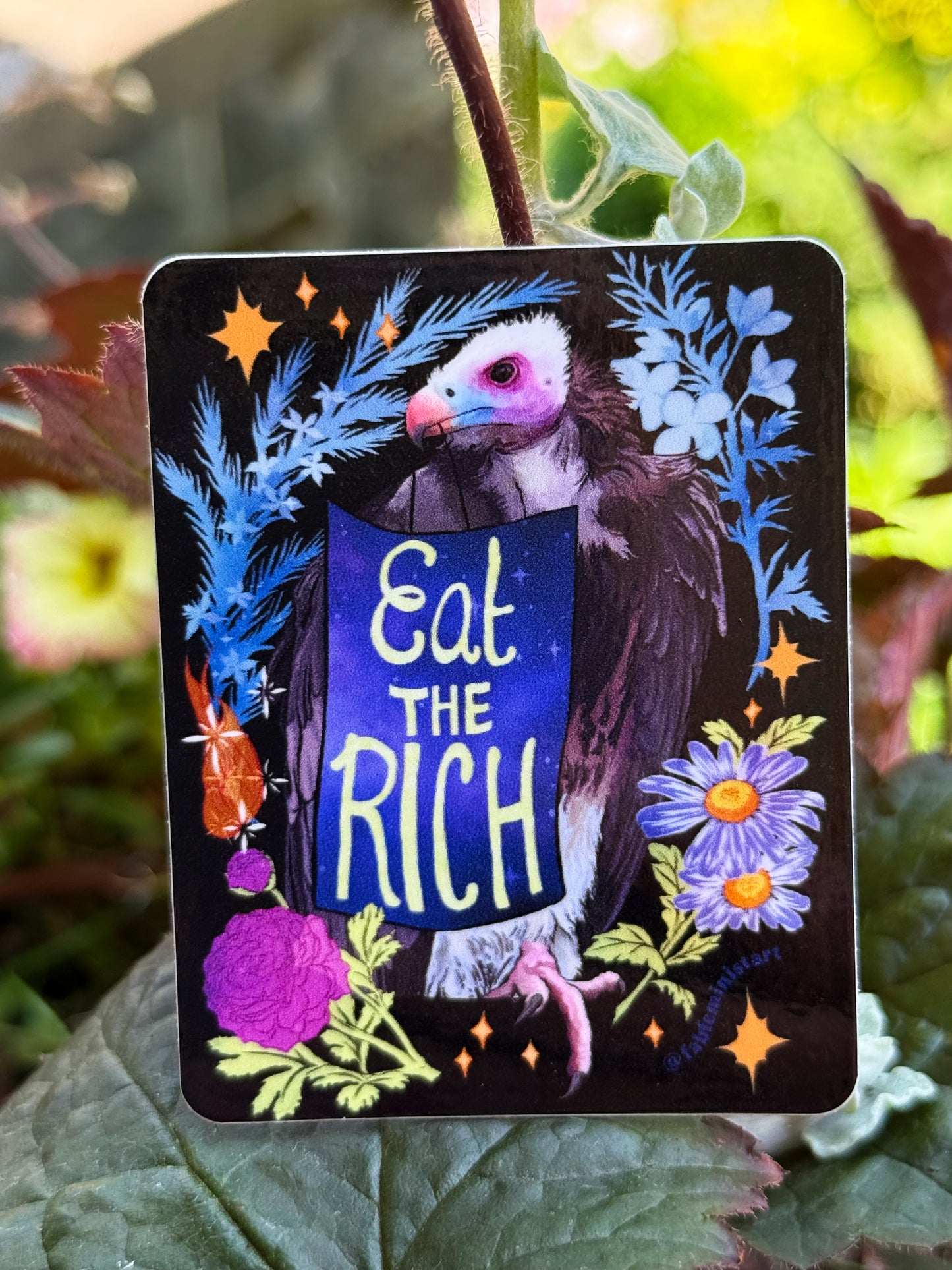 Eat The Rich: Feminist Sticker
