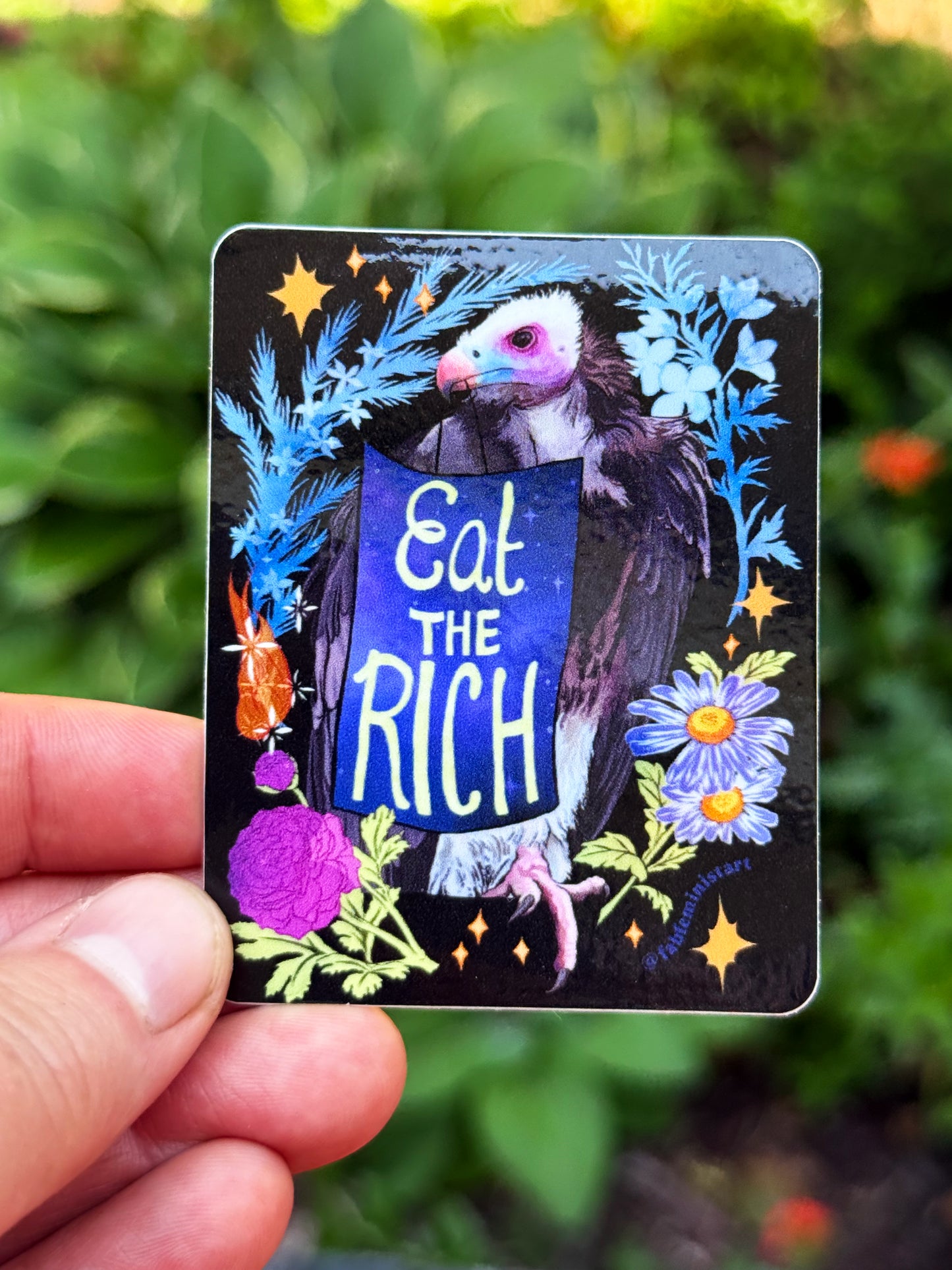 Eat The Rich: Feminist Sticker