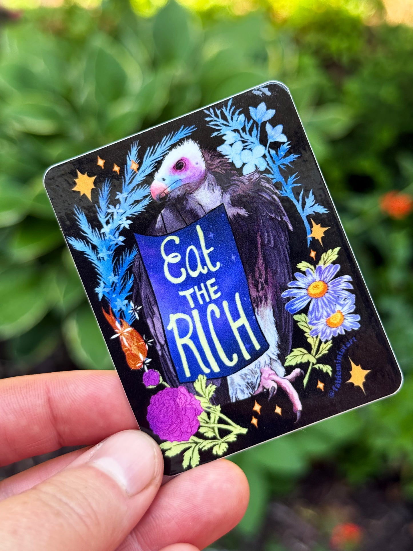 Eat The Rich: Feminist Sticker