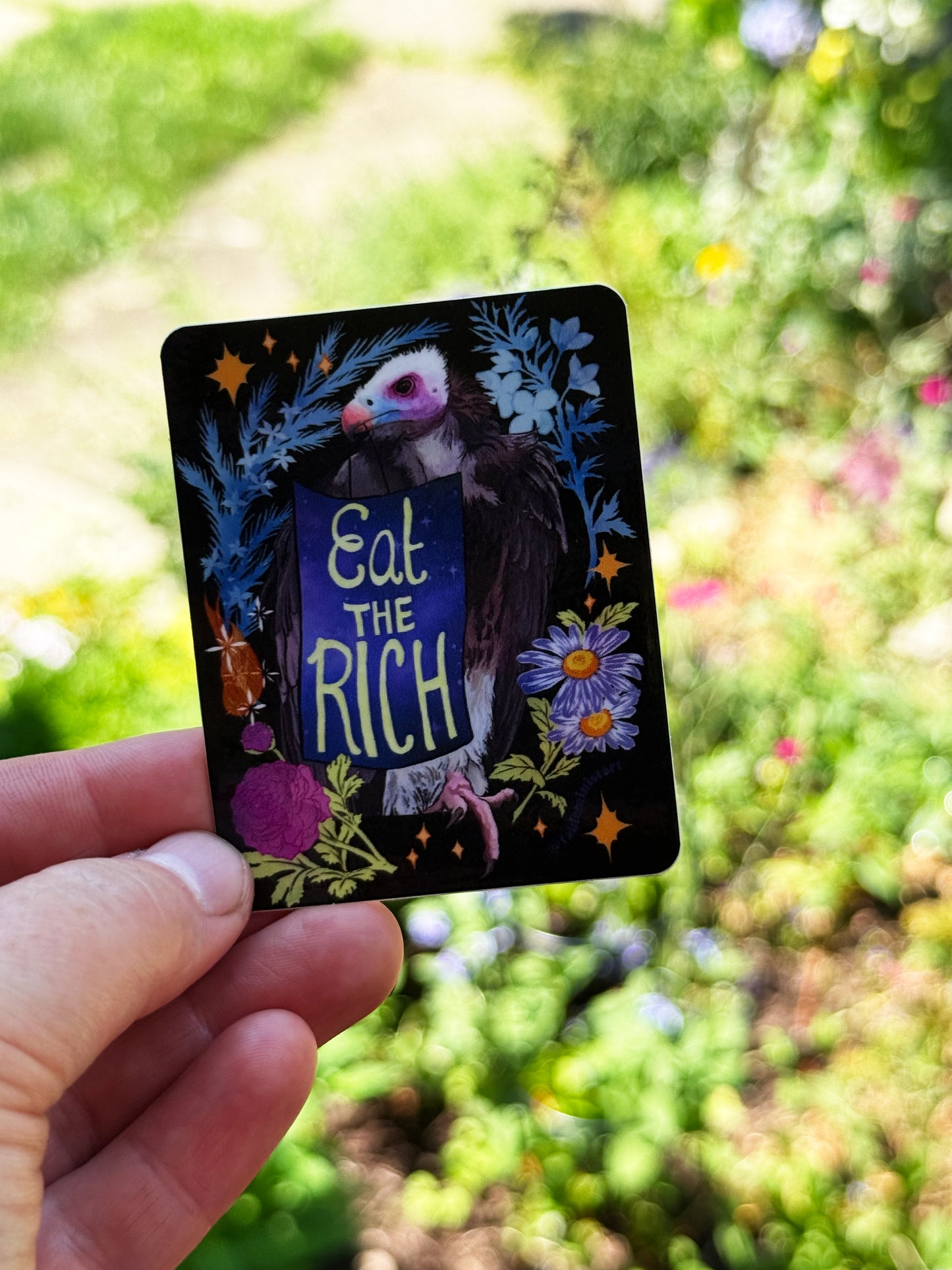 Eat The Rich: Feminist Sticker