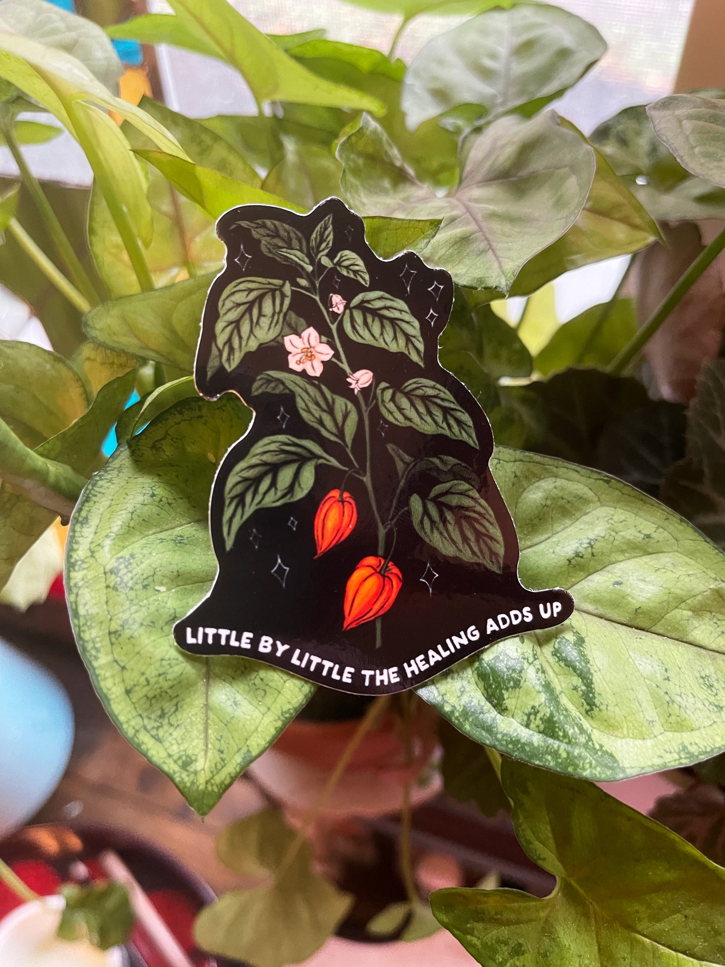 Little By Little The Healing Adds Up: Mental Health Stickers