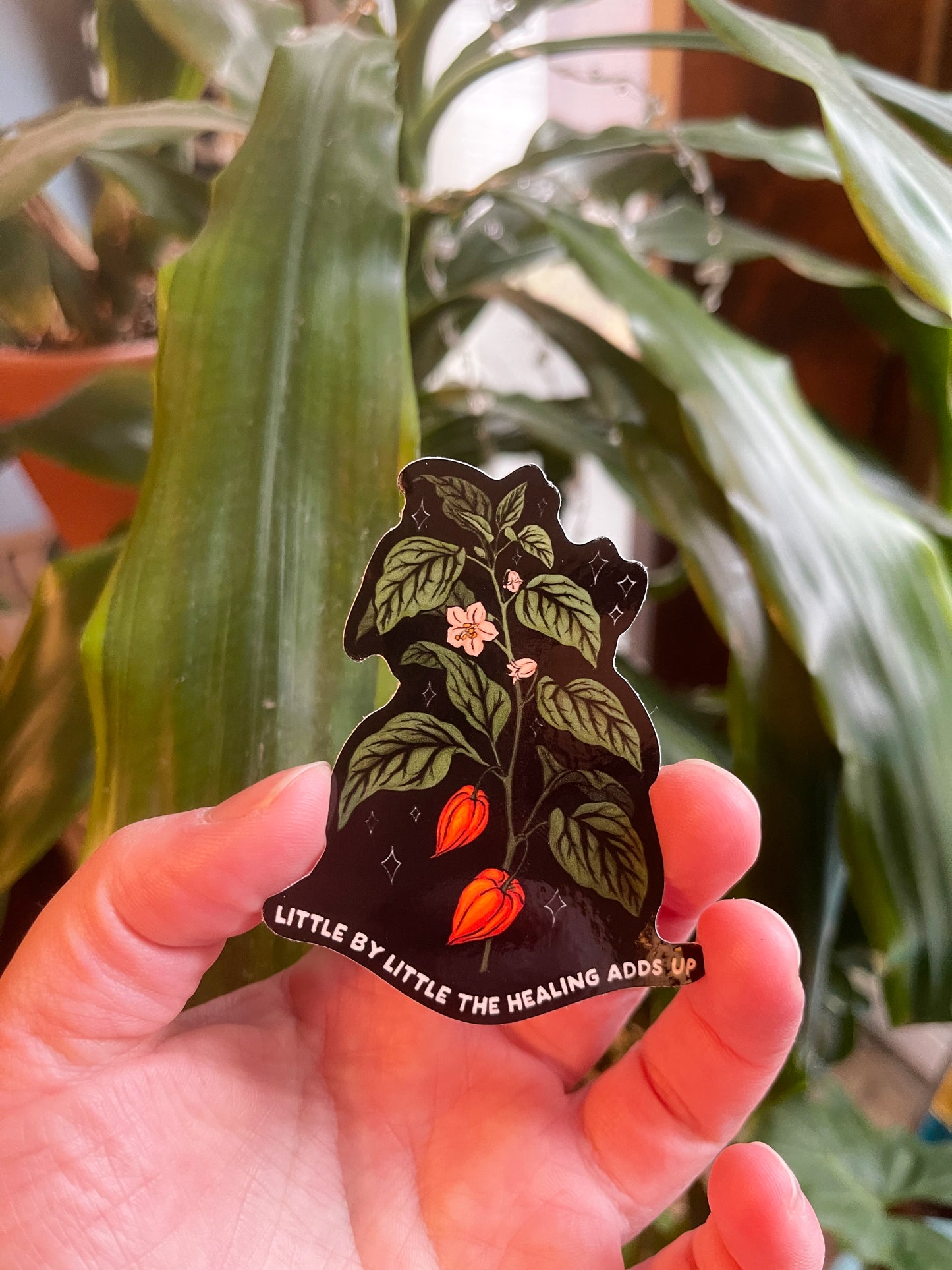 Little By Little The Healing Adds Up: Mental Health Stickers