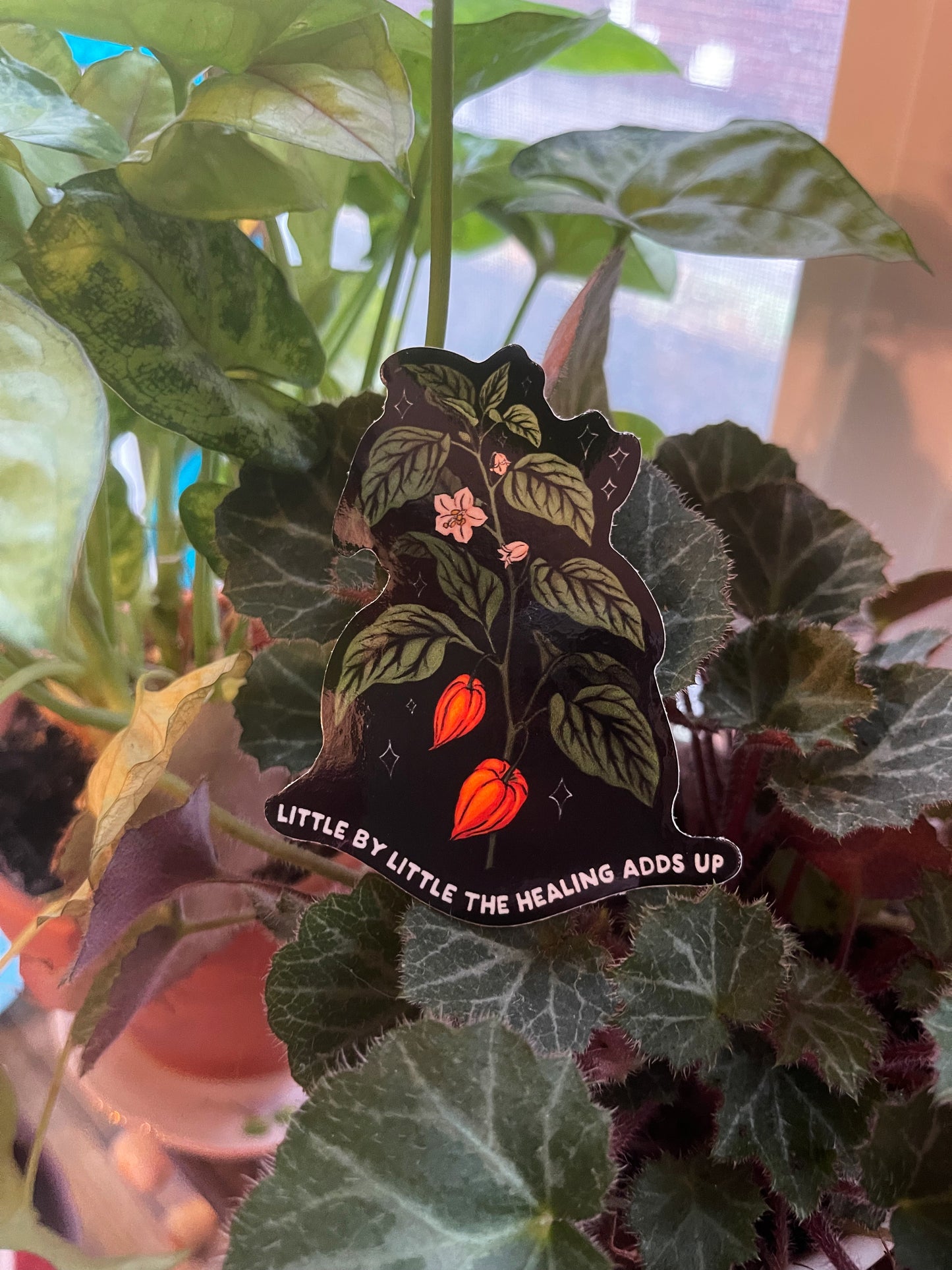 Little By Little The Healing Adds Up: Mental Health Stickers