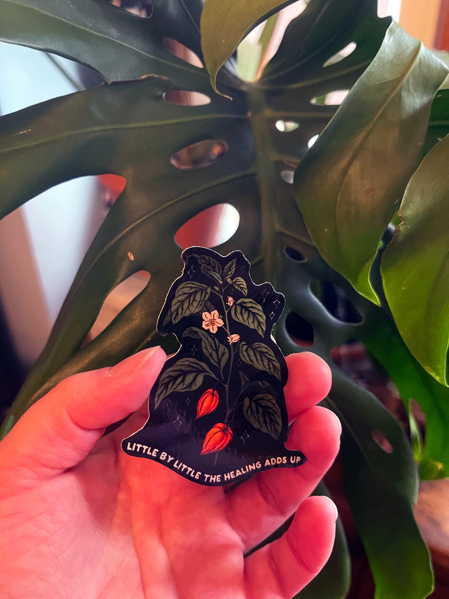 Little By Little The Healing Adds Up: Mental Health Stickers