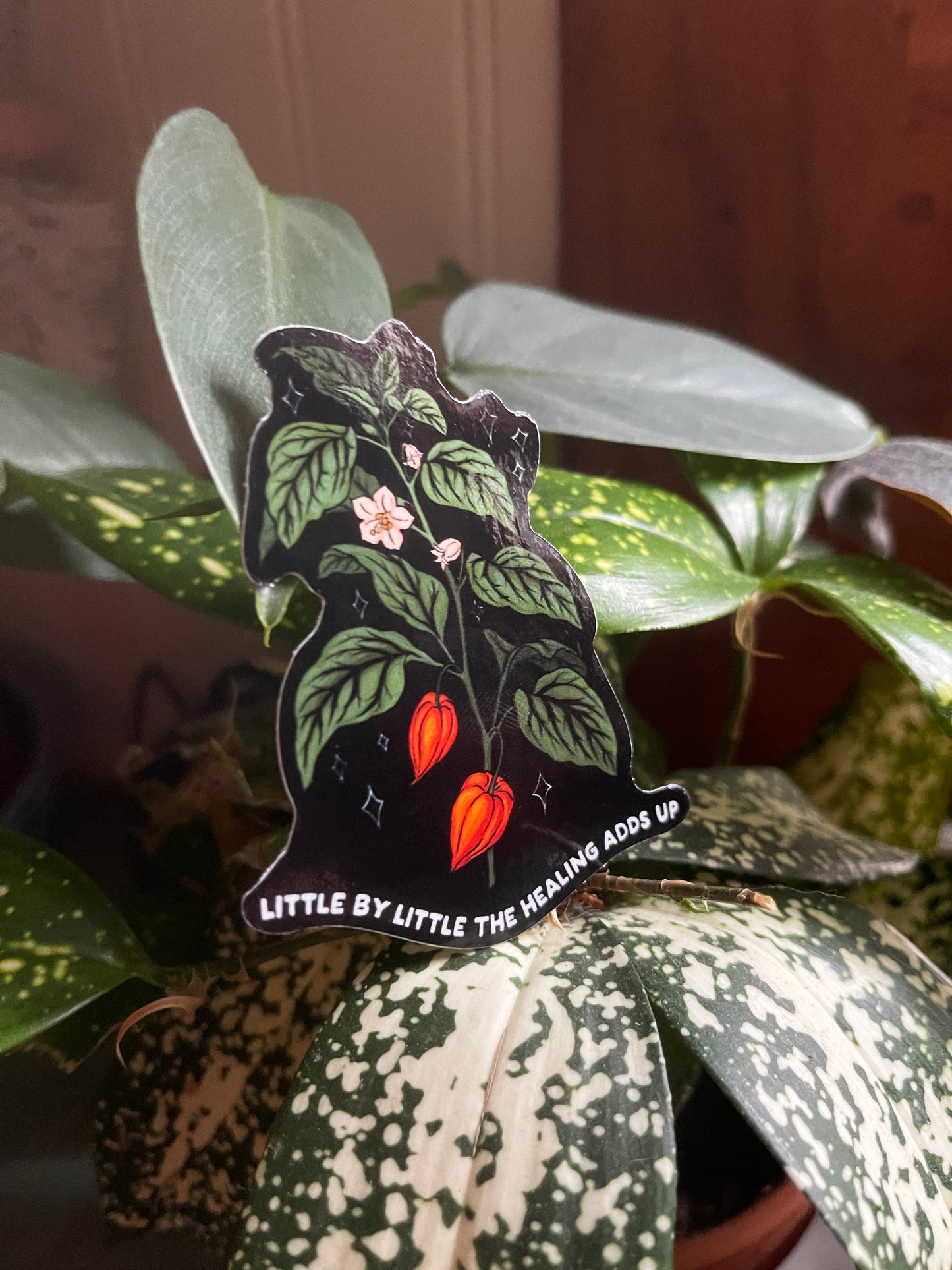 Little By Little The Healing Adds Up: Mental Health Stickers