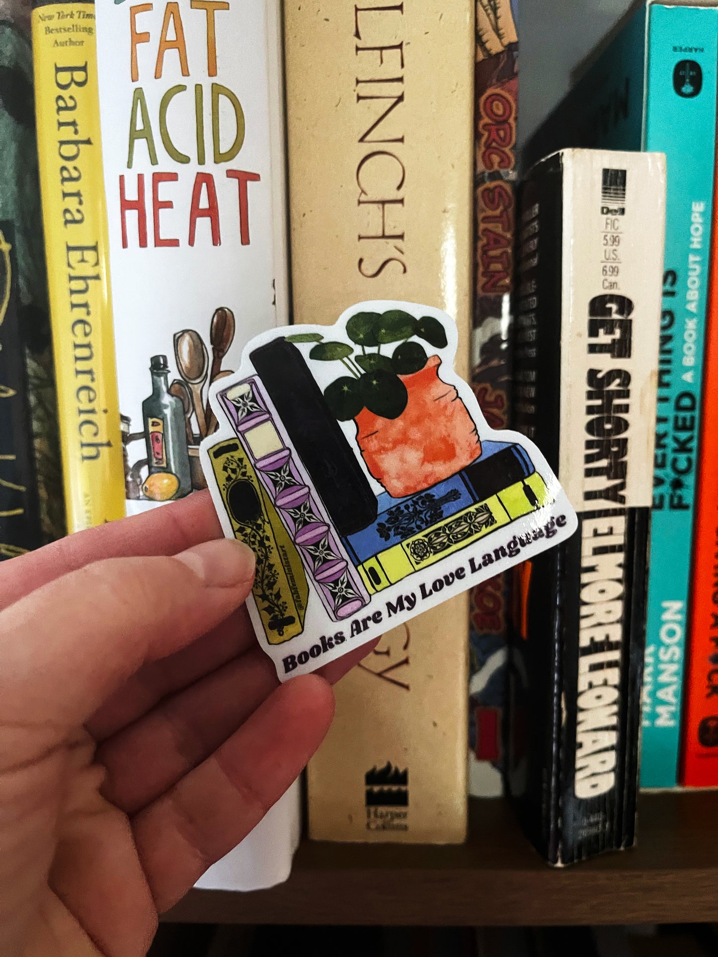 Books Are My Love Language: Book Lover Sticker