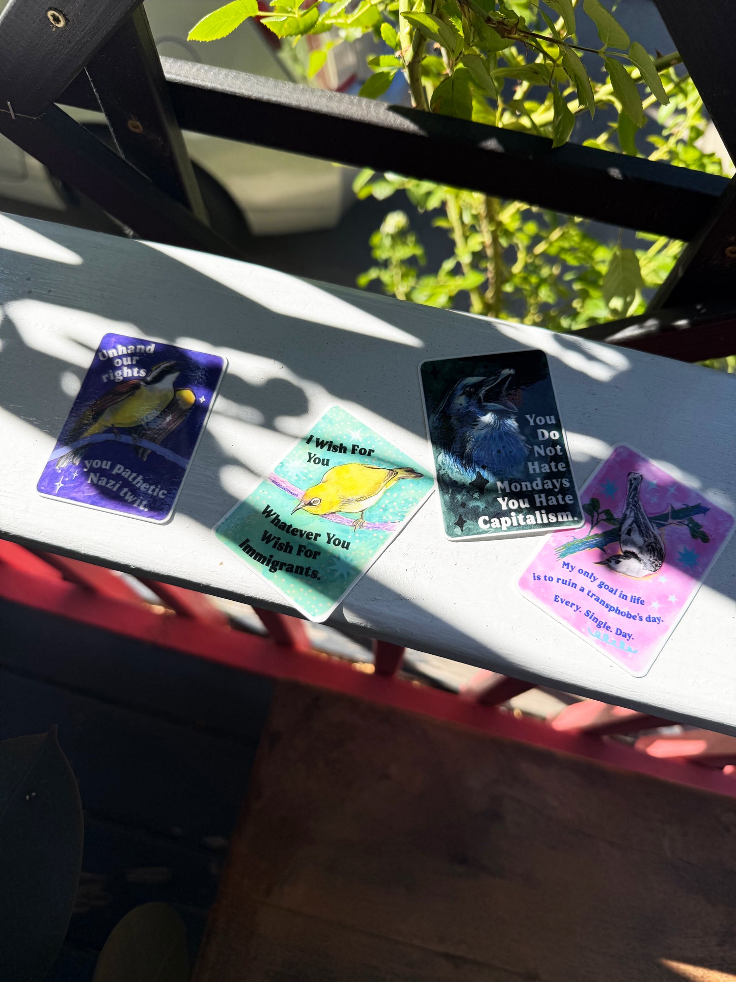 Unhand Our Rights You Nazi Twit: Feminist Sticker
