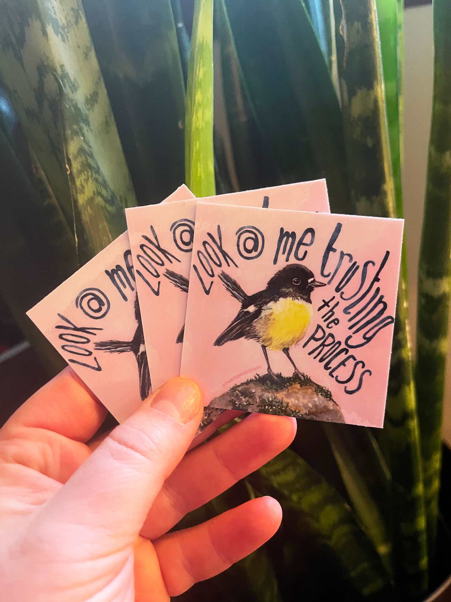 Look At Me Trusting The Process: Mental Health Sticker