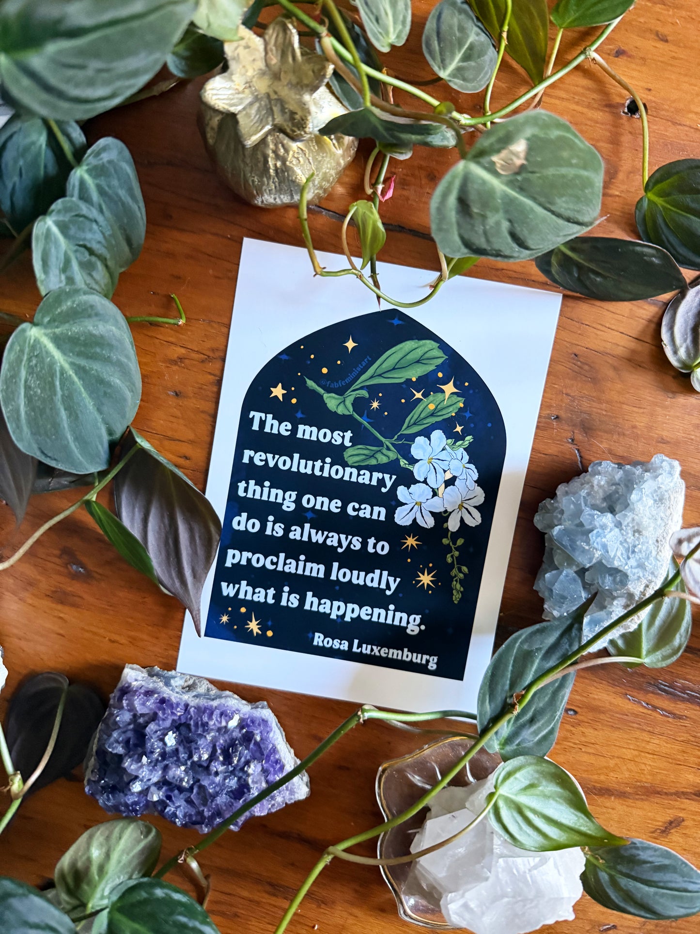 The most revolutionary thing one can do is always to proclaim loudly what is happening, Rosa Luxemburg: Feminist Print