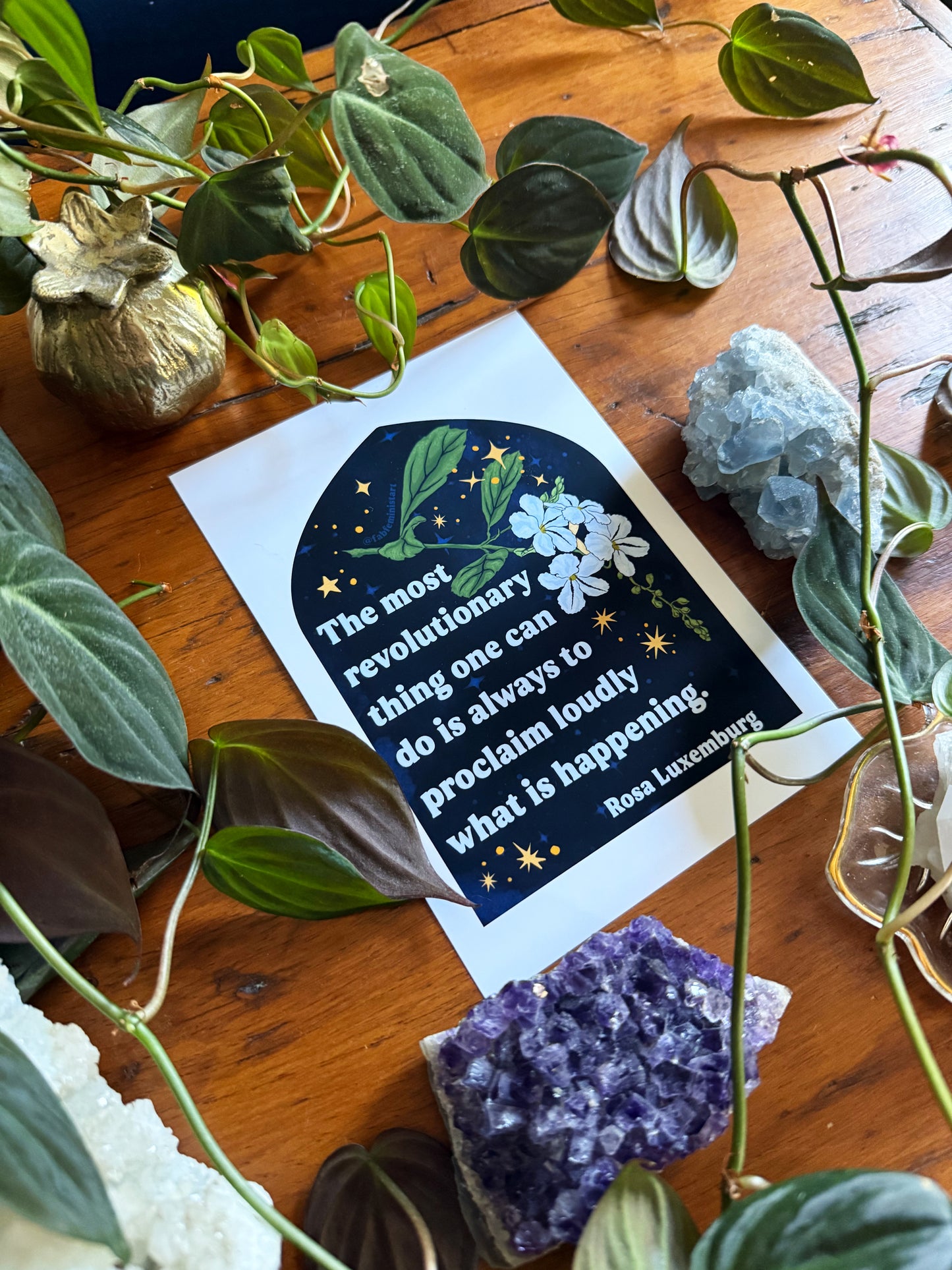 The most revolutionary thing one can do is always to proclaim loudly what is happening, Rosa Luxemburg: Feminist Print
