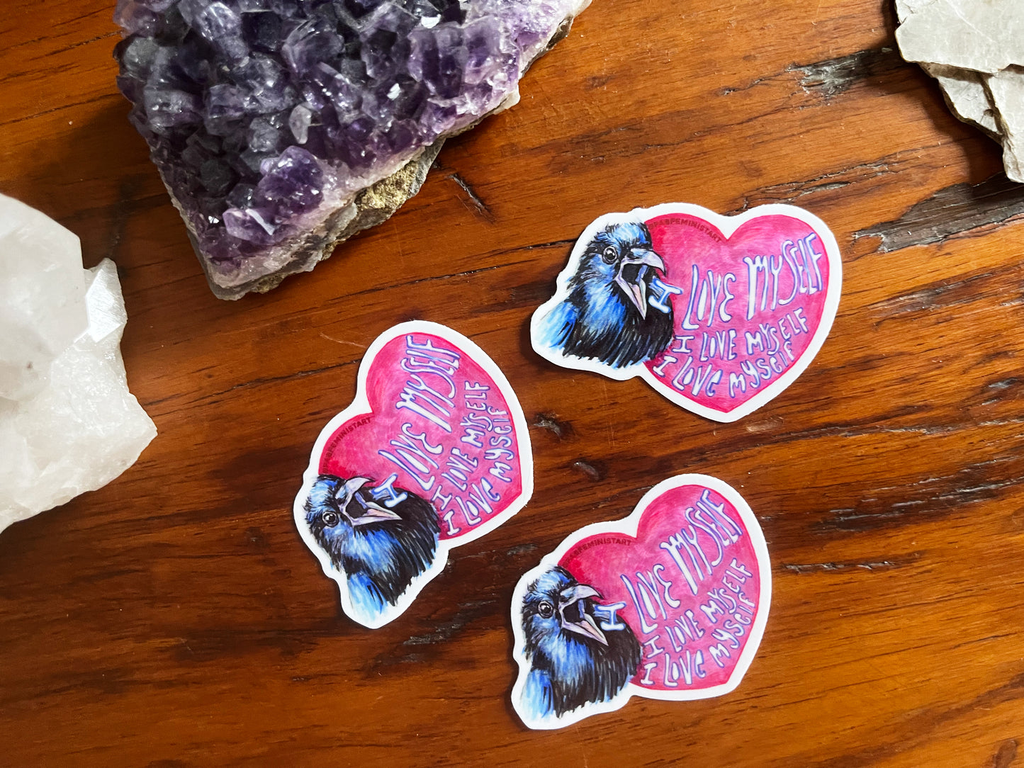 I Love Myself I Love Myself I Love Myself: Feminist Sticker