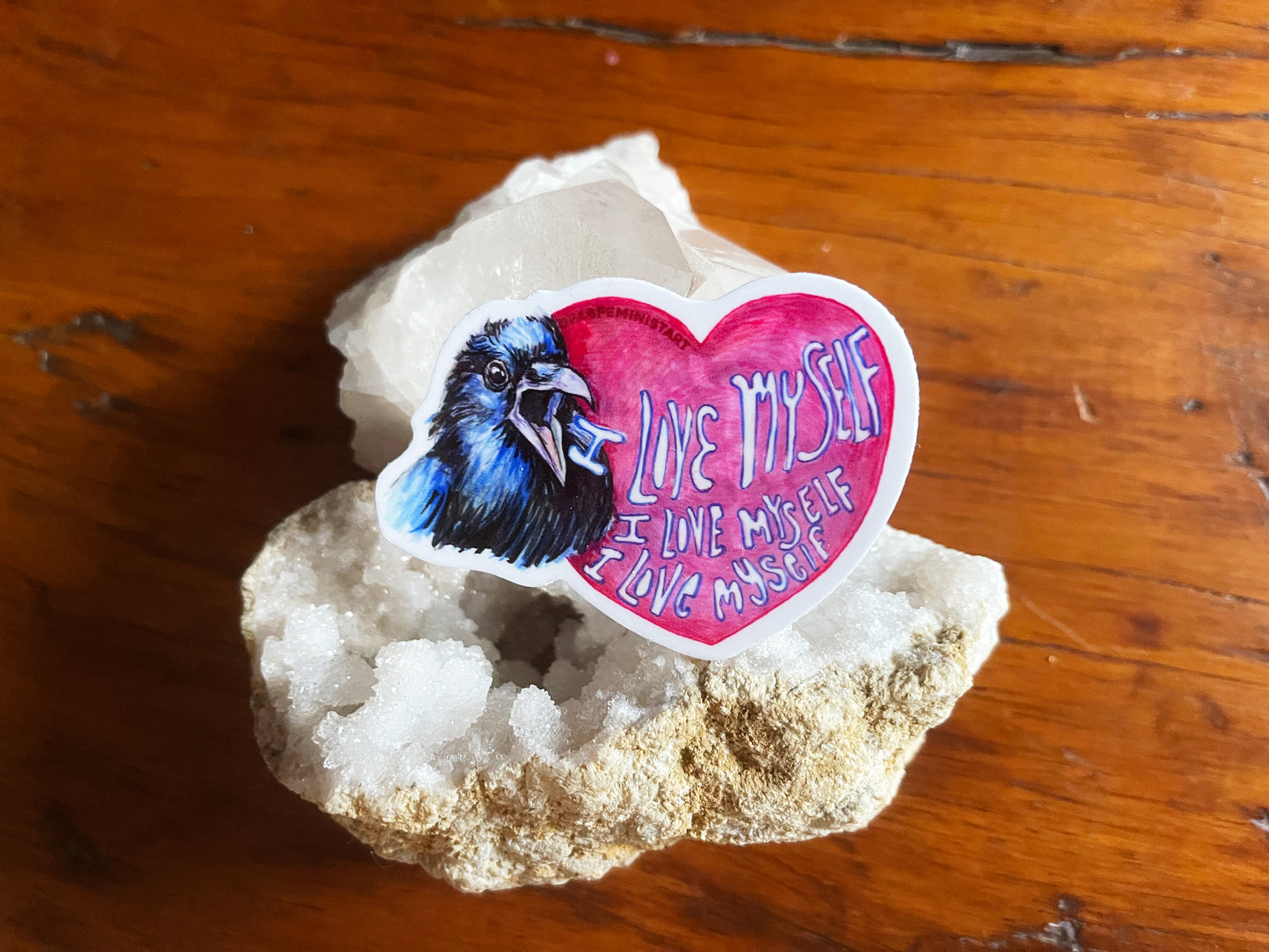 I Love Myself I Love Myself I Love Myself: Feminist Sticker