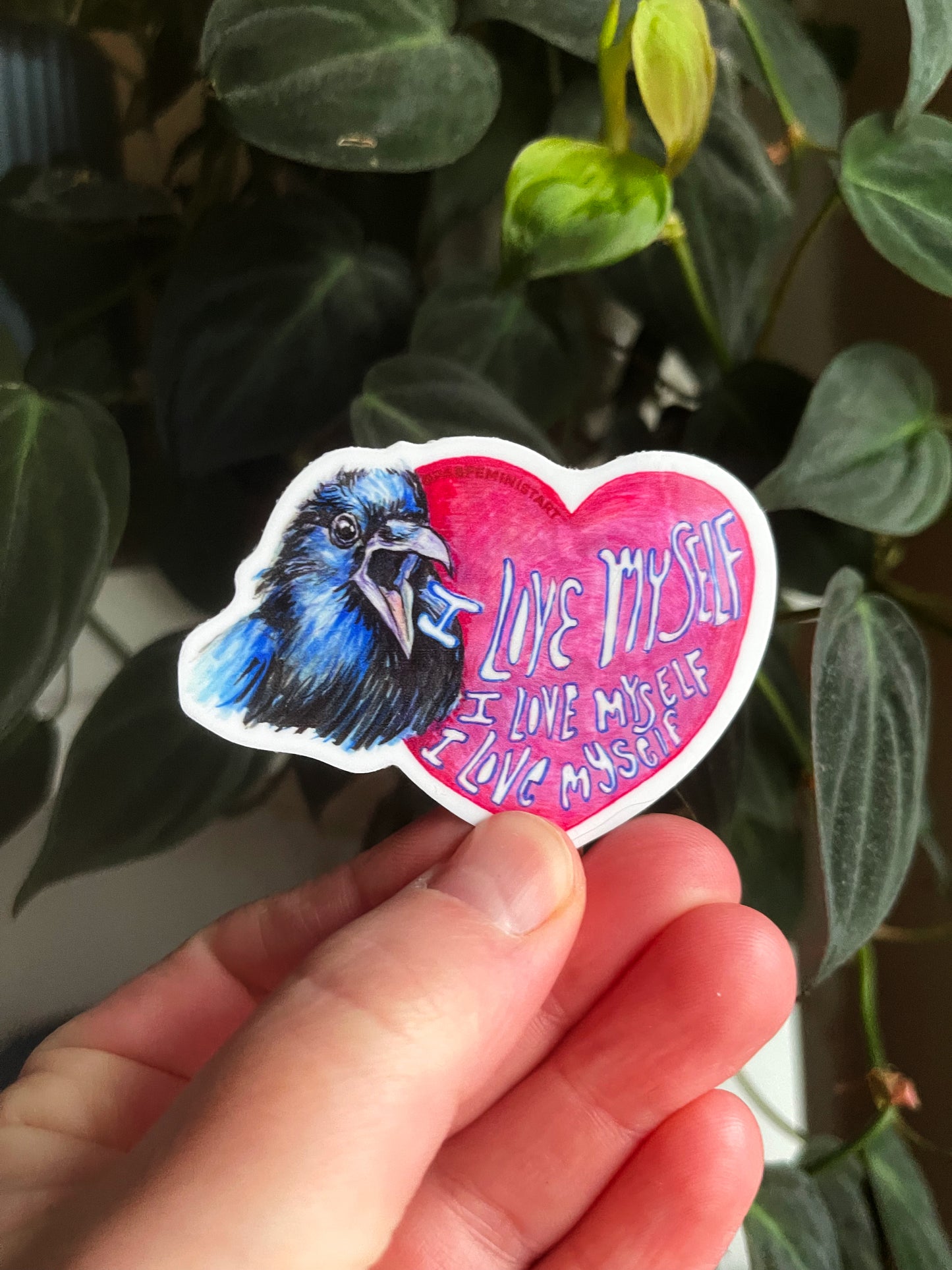 I Love Myself I Love Myself I Love Myself: Feminist Sticker
