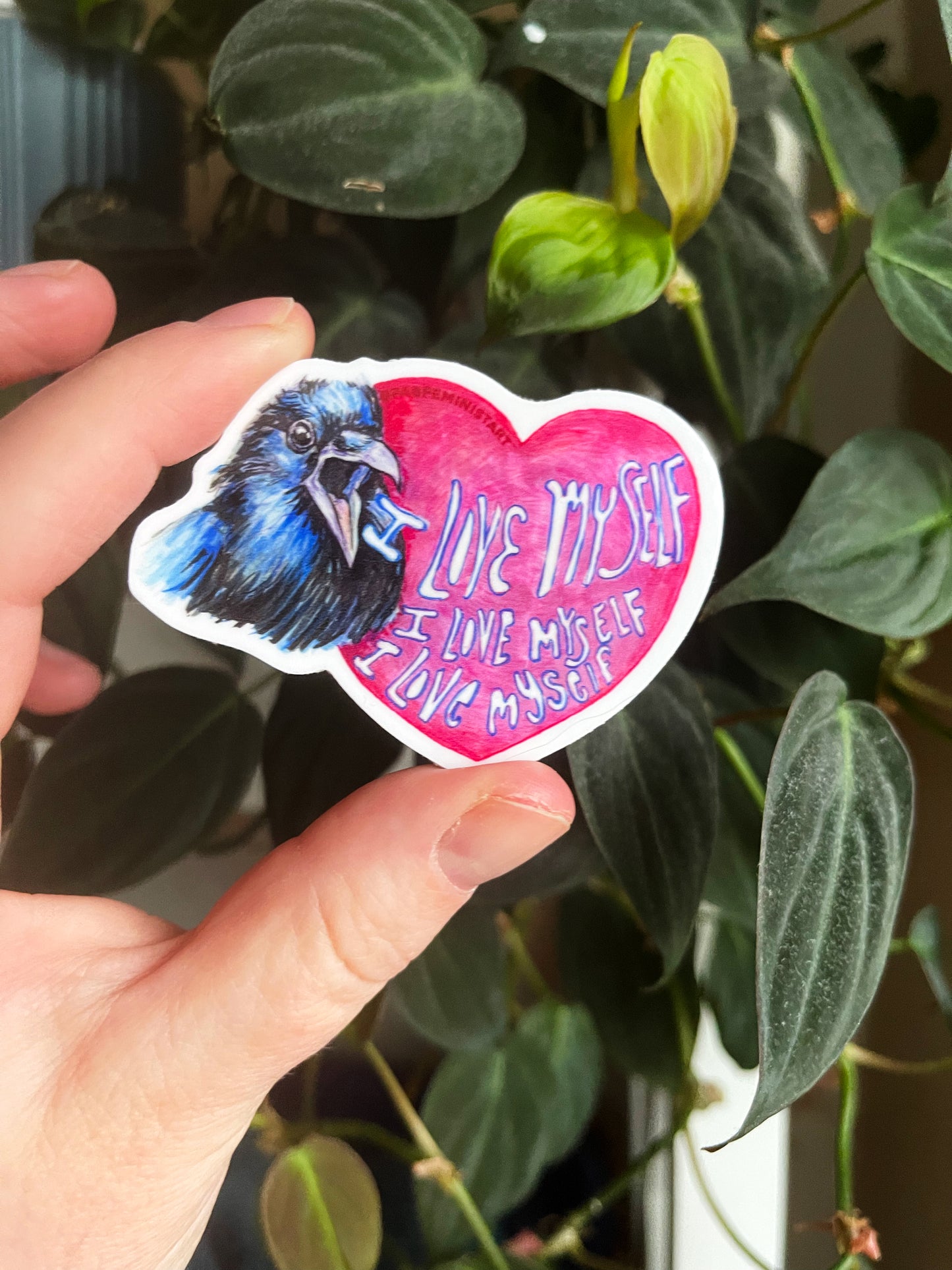 I Love Myself I Love Myself I Love Myself: Feminist Sticker