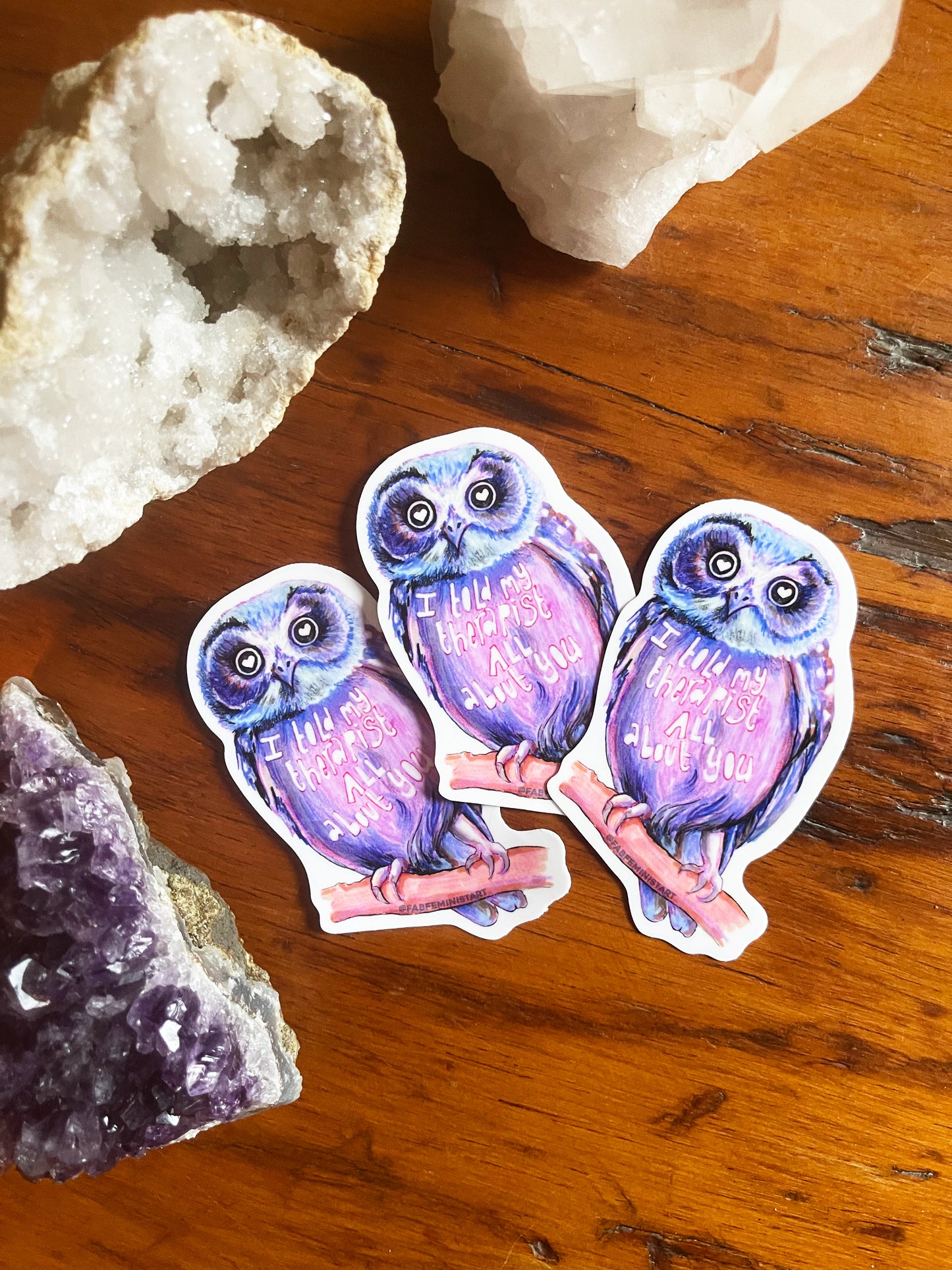 I Told My Therapist All About You: Mental Health Sticker