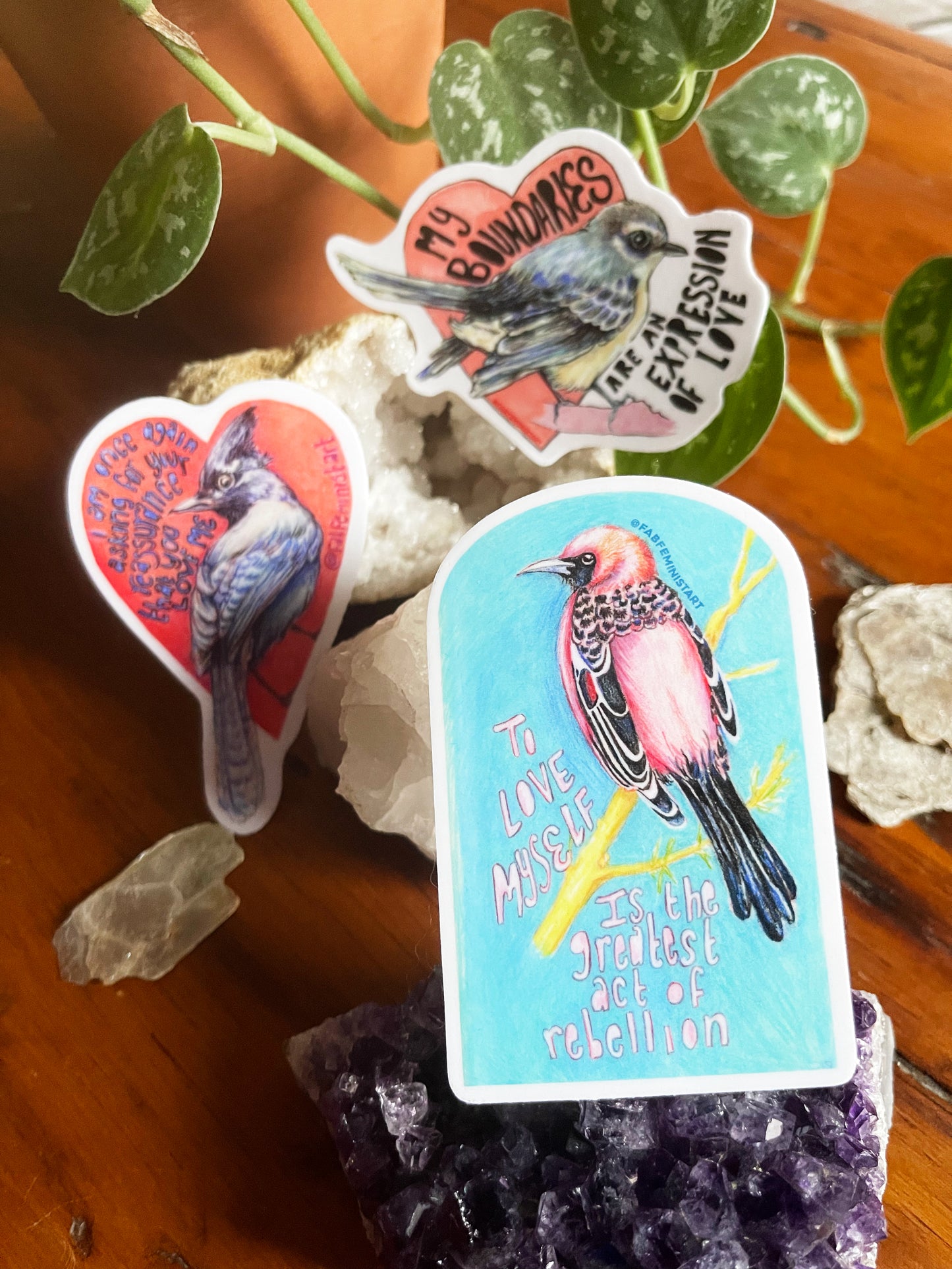 To Love Myself Is The Greatest Act Of Rebellion: Feminist Sticker