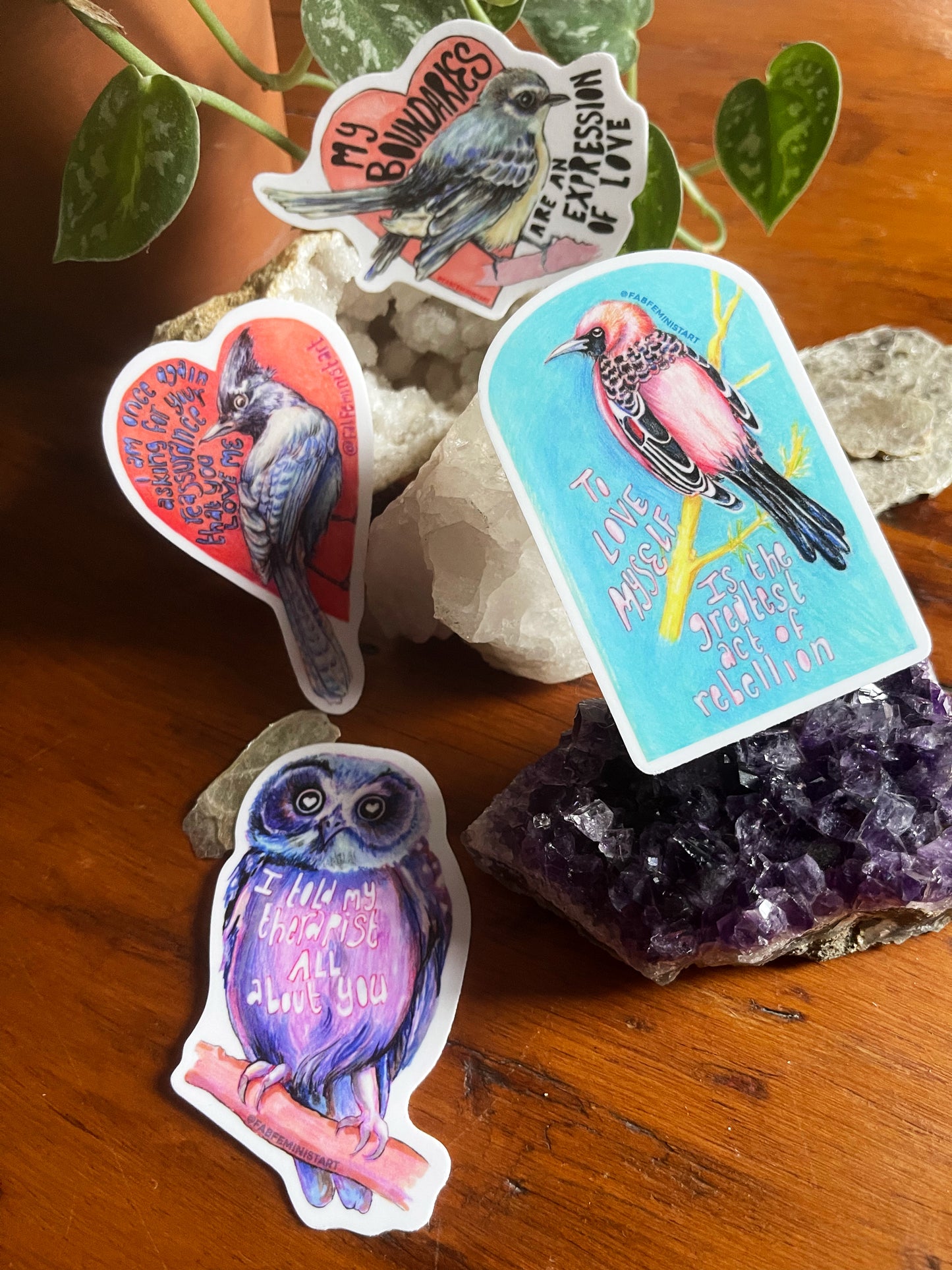 To Love Myself Is The Greatest Act Of Rebellion: Feminist Sticker