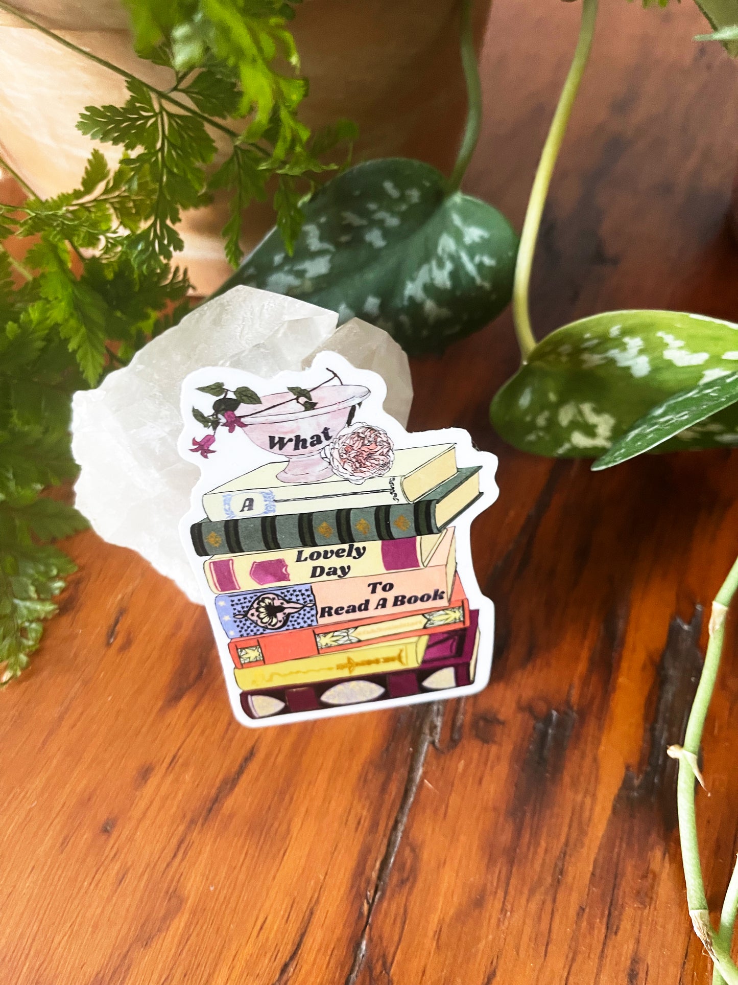 What A Lovely Day To Read A Book: Bookish Sticker
