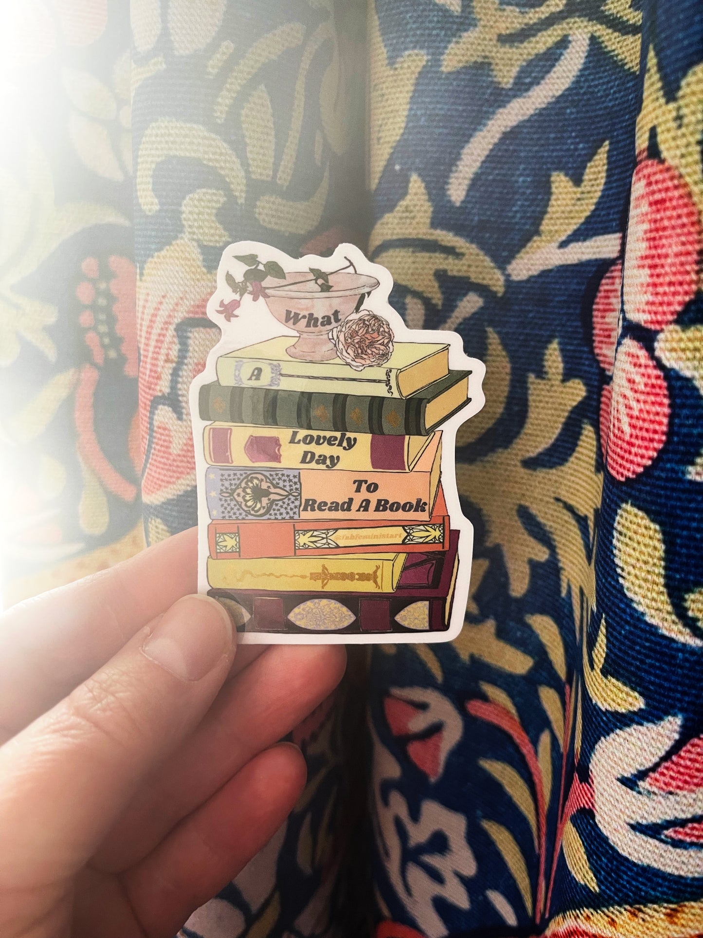 What A Lovely Day To Read A Book: Bookish Sticker