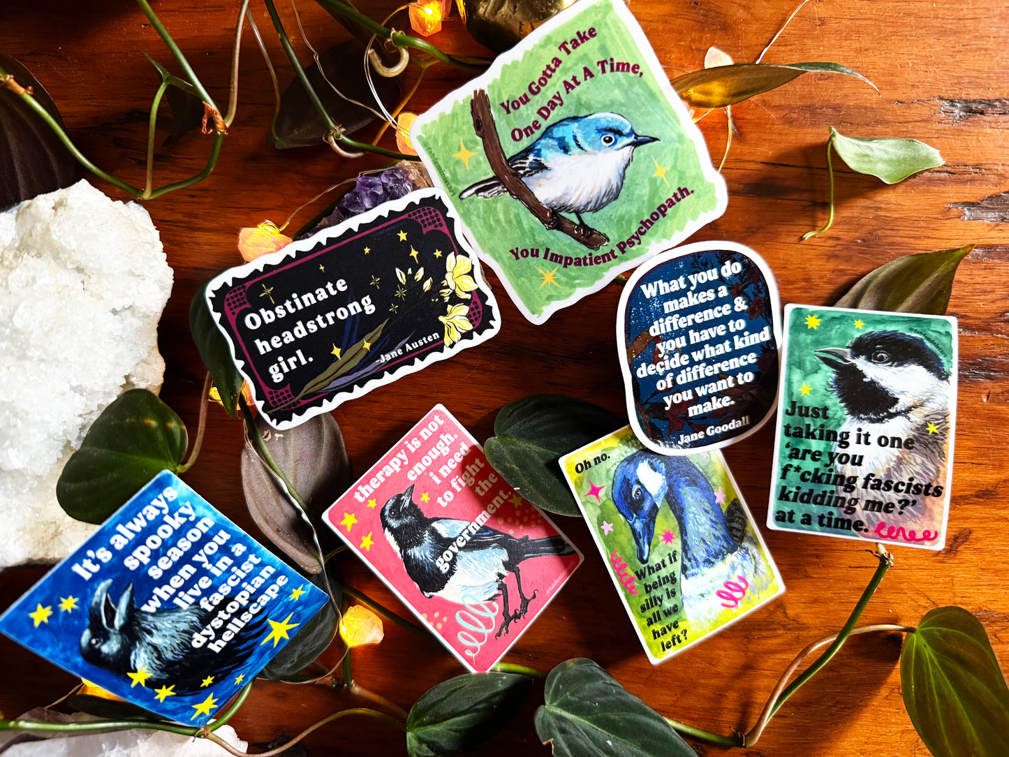 It's always spooky season: feminist sticker