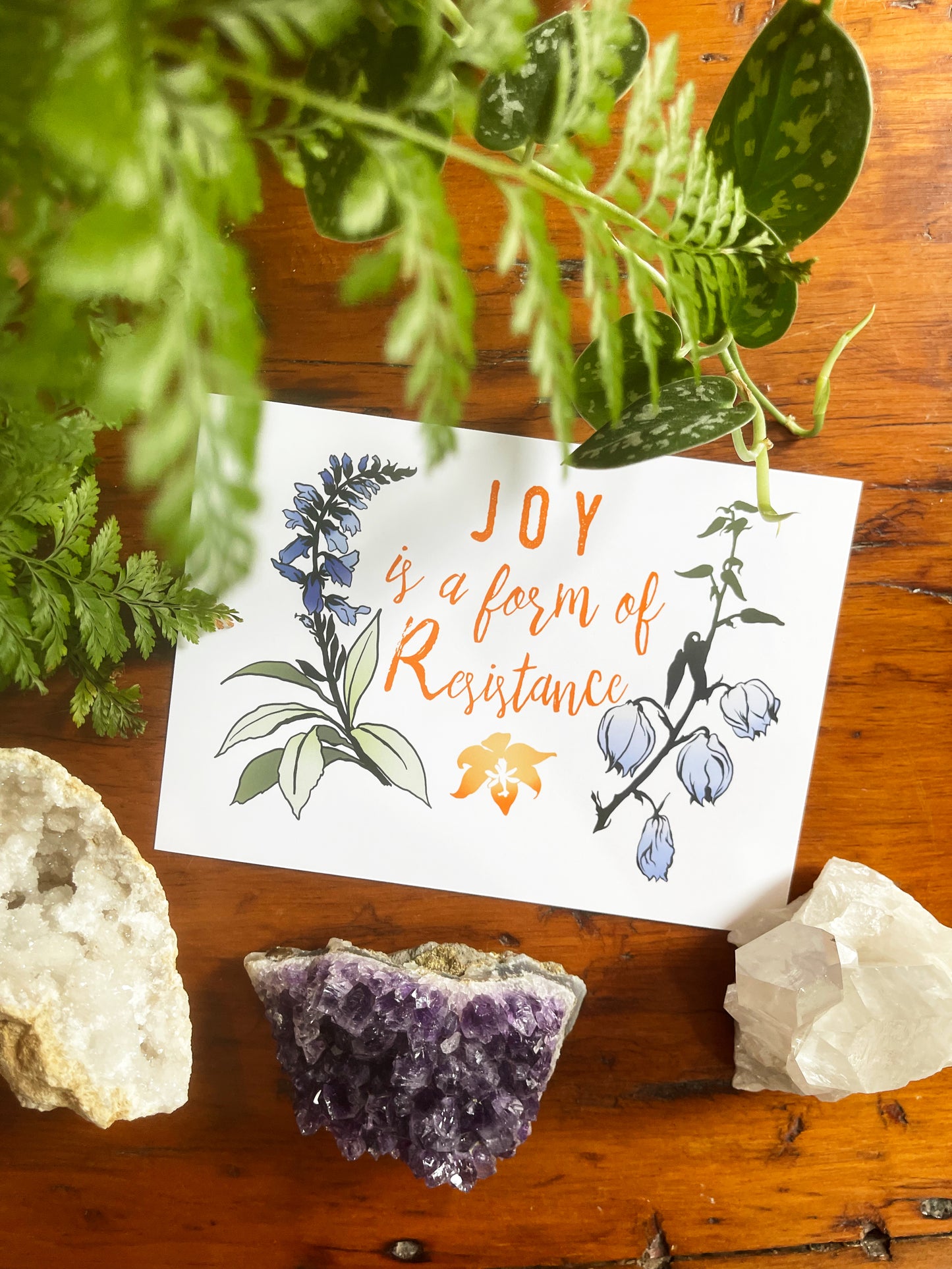 Joy Is A Form Of Resistance: Feminist Print