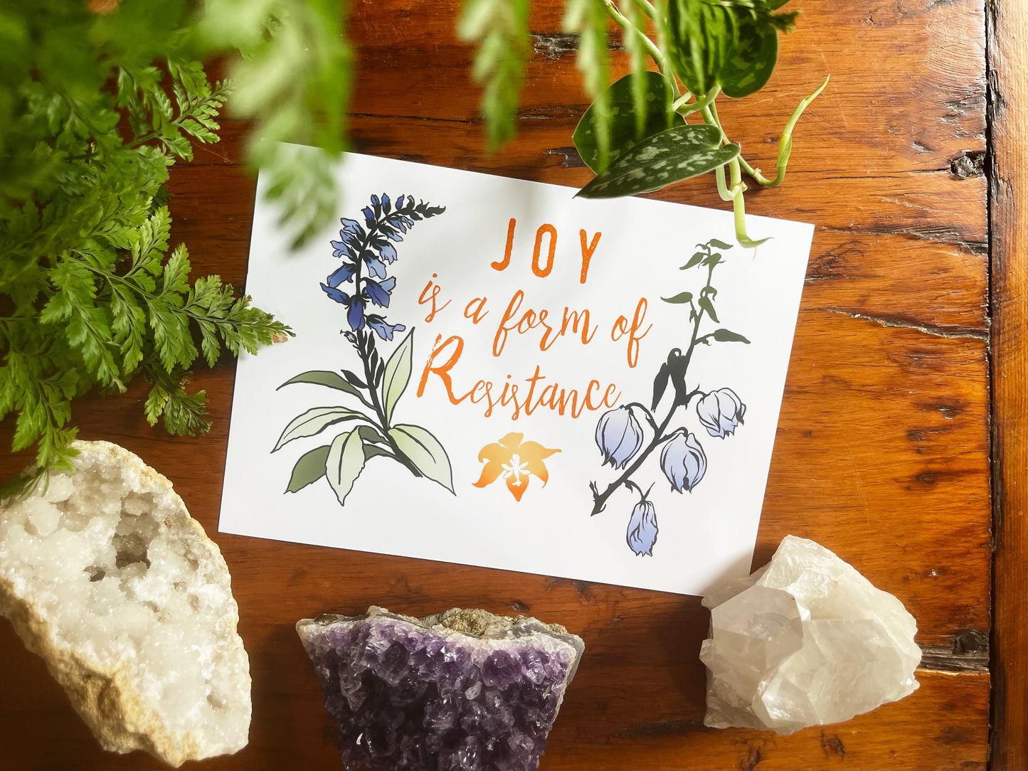 Joy Is A Form Of Resistance: Feminist Print