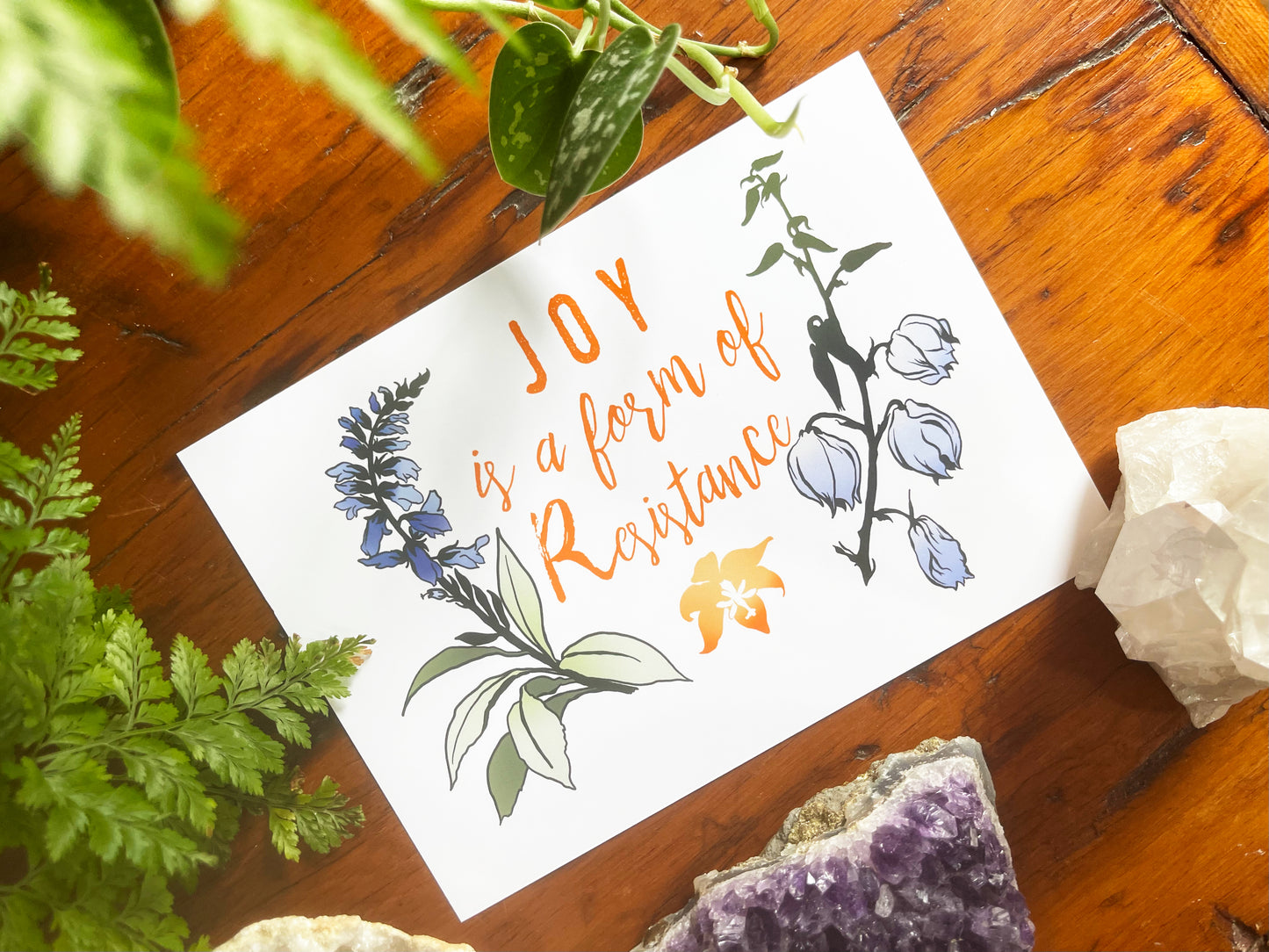 Joy Is A Form Of Resistance: Feminist Print