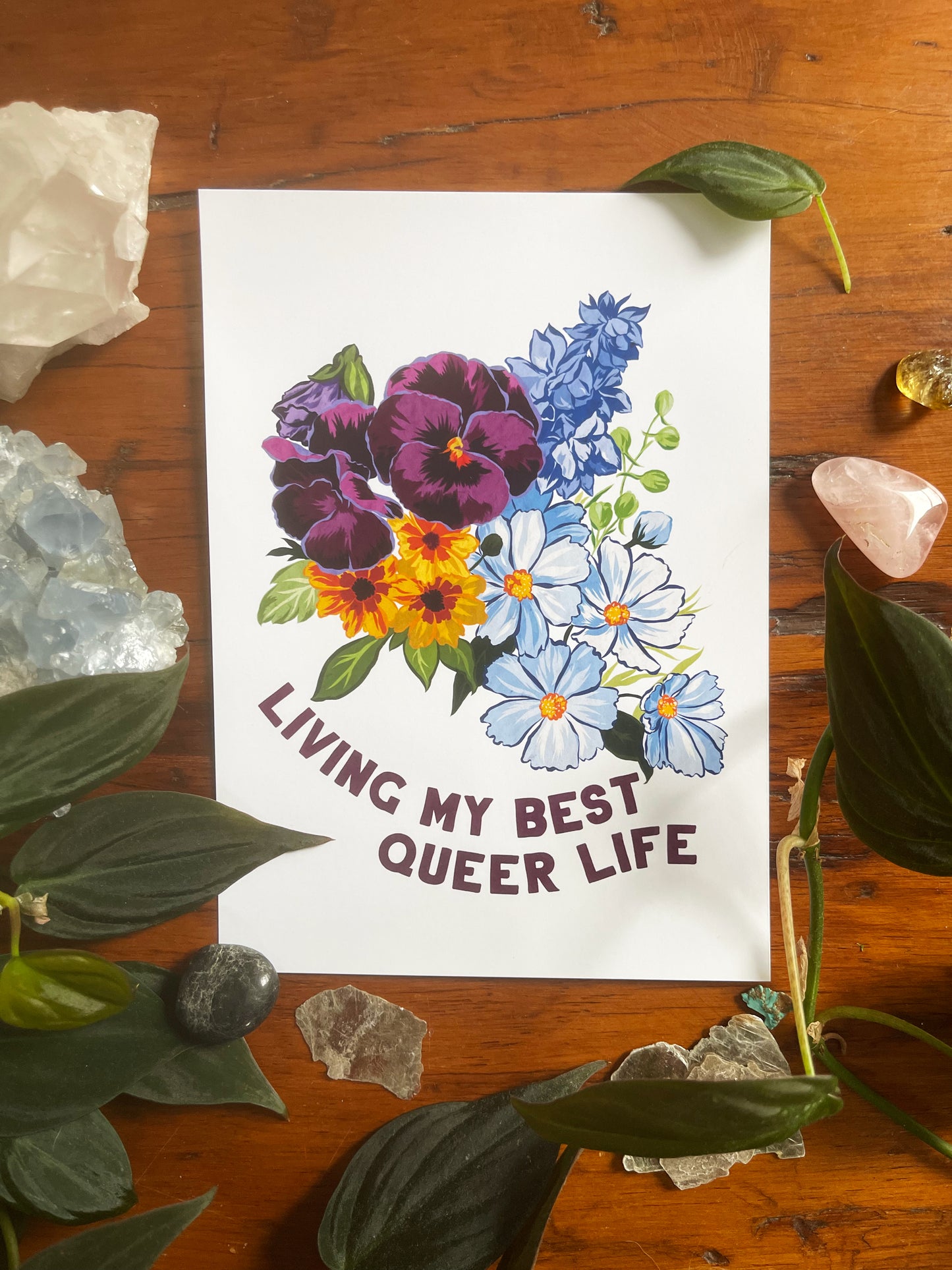 Living My Best Queer Life: Queer Pride Print