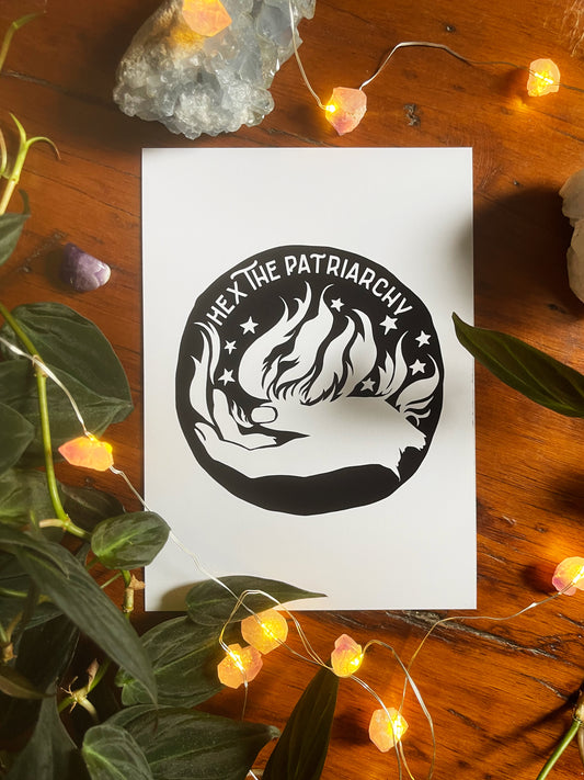 Hex The Patriarchy: Feminist Print