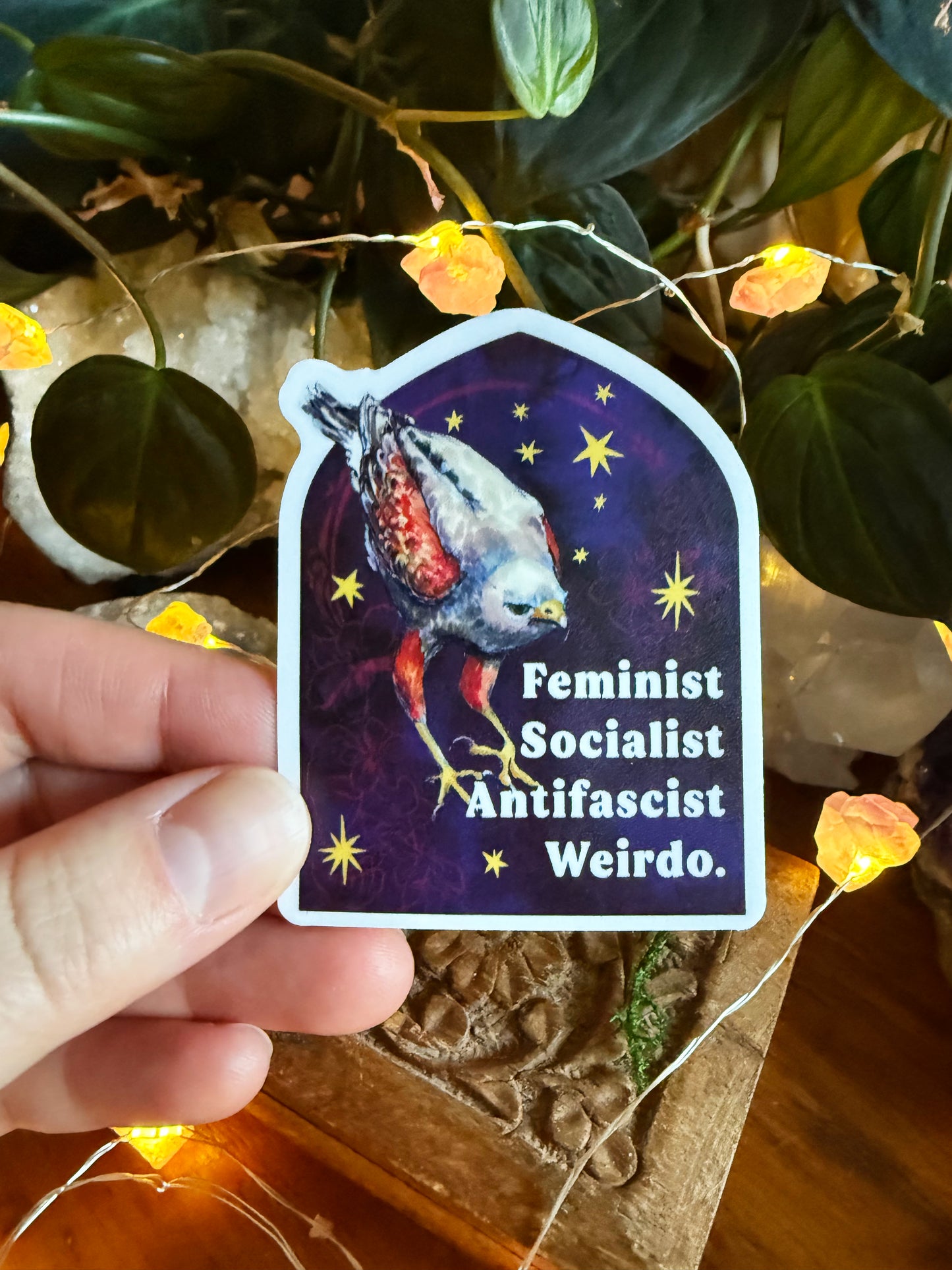 Feminist Socialist Antifascist Weirdo: Feminist Sticker