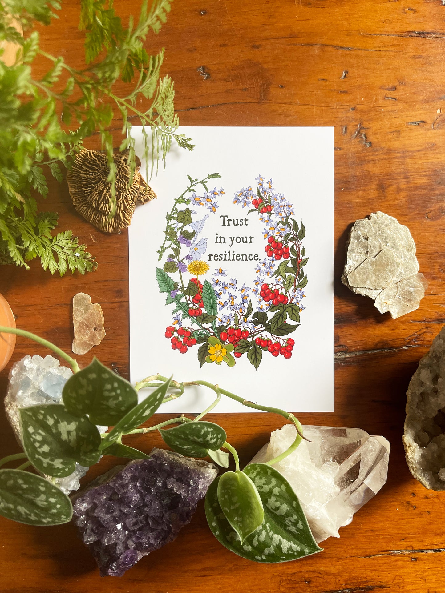 Trust In Your Resilience: Self Care Print