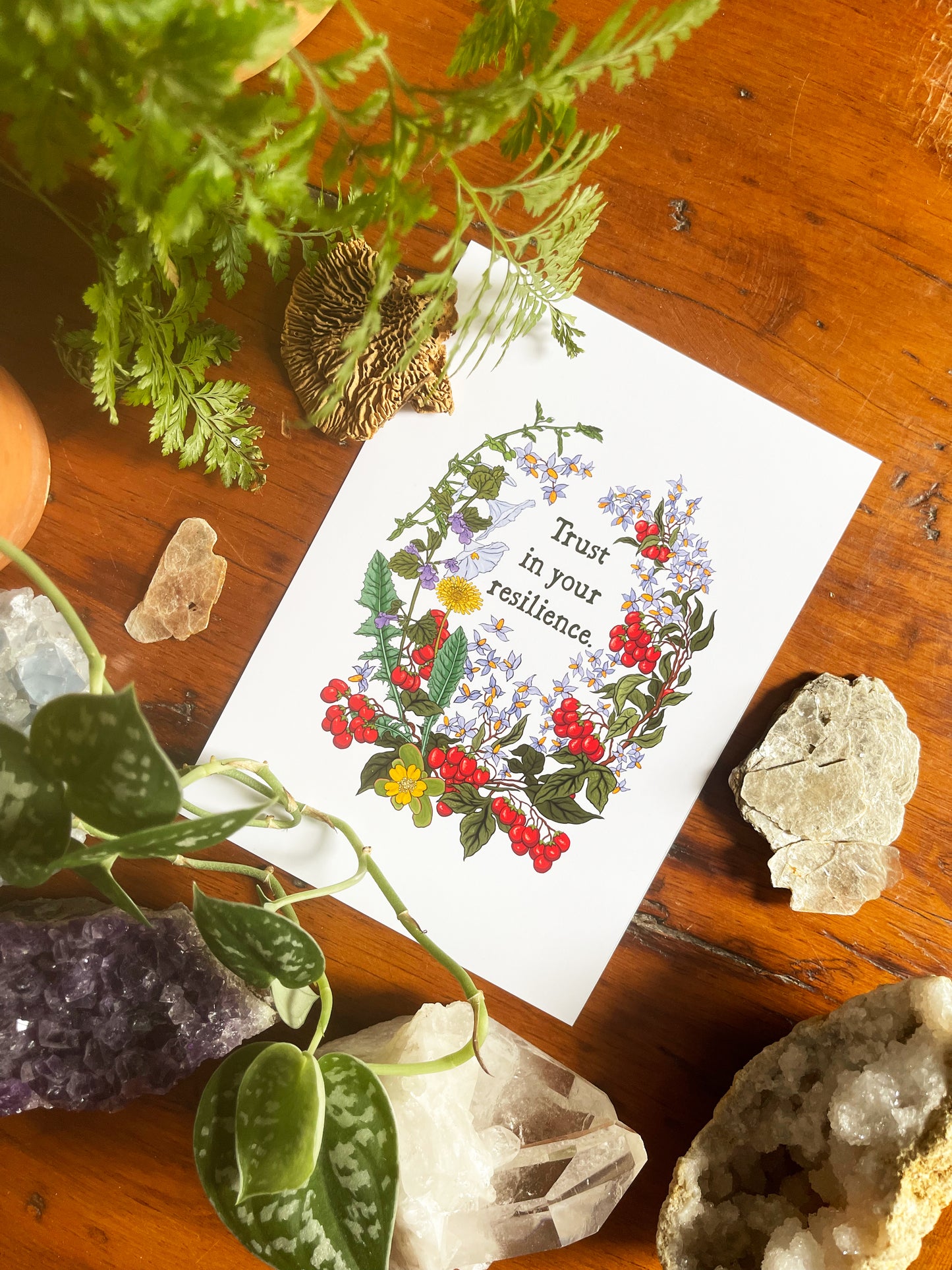 Trust In Your Resilience: Self Care Print