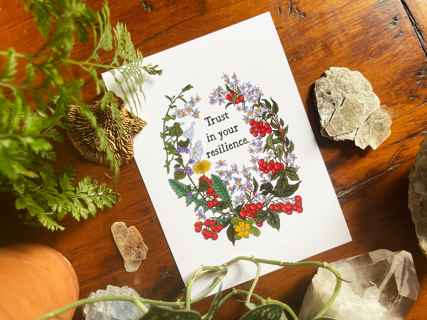 Trust In Your Resilience: Self Care Print