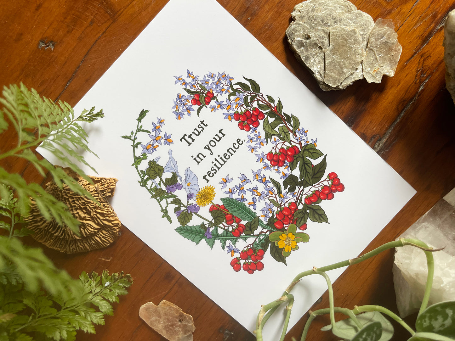 Trust In Your Resilience: Self Care Print