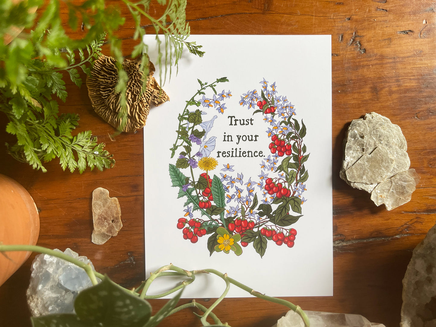 Trust In Your Resilience: Self Care Print
