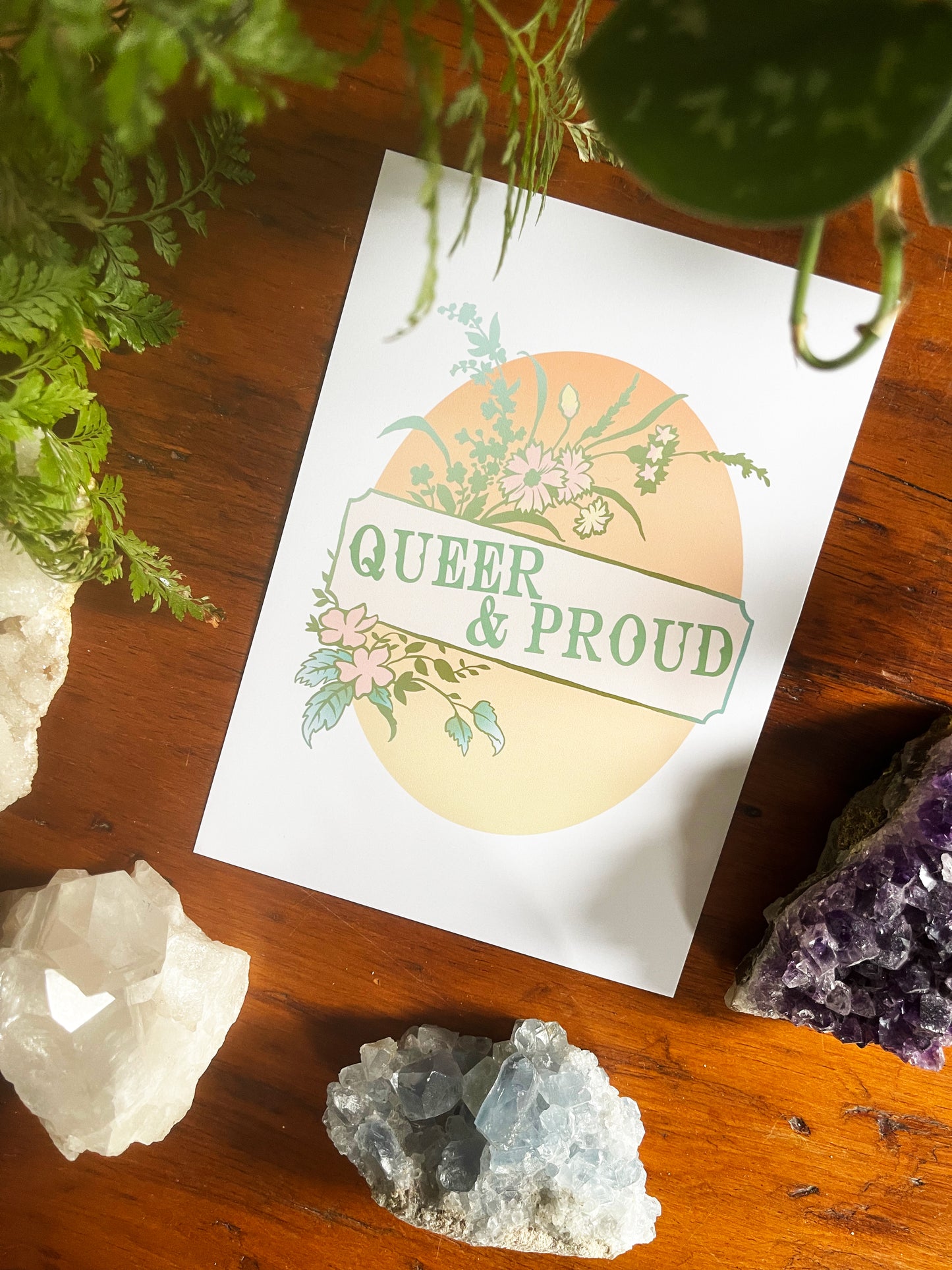 Queer and Proud: LGBTQ Pride Art Print