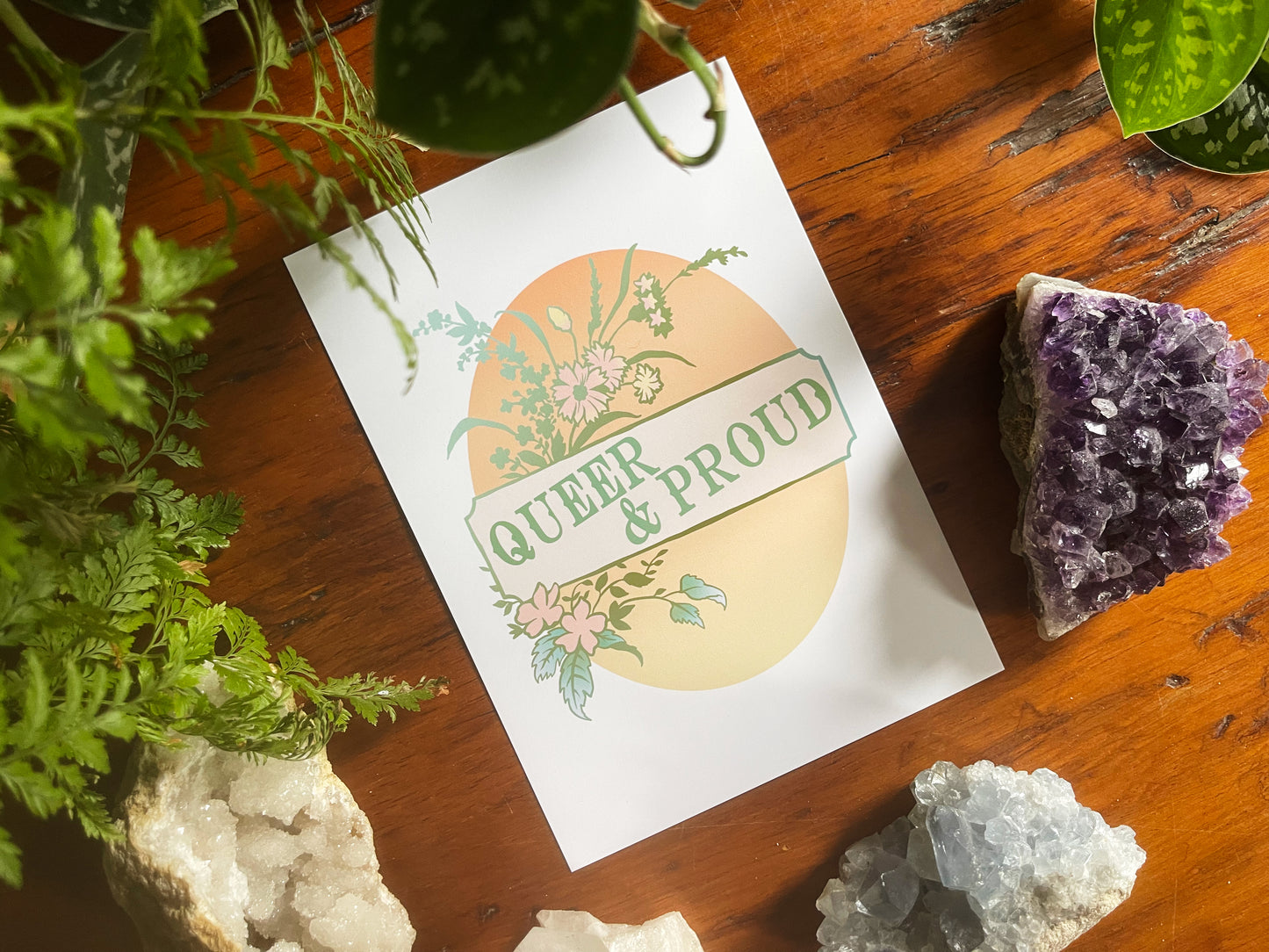 Queer and Proud: LGBTQ Pride Art Print