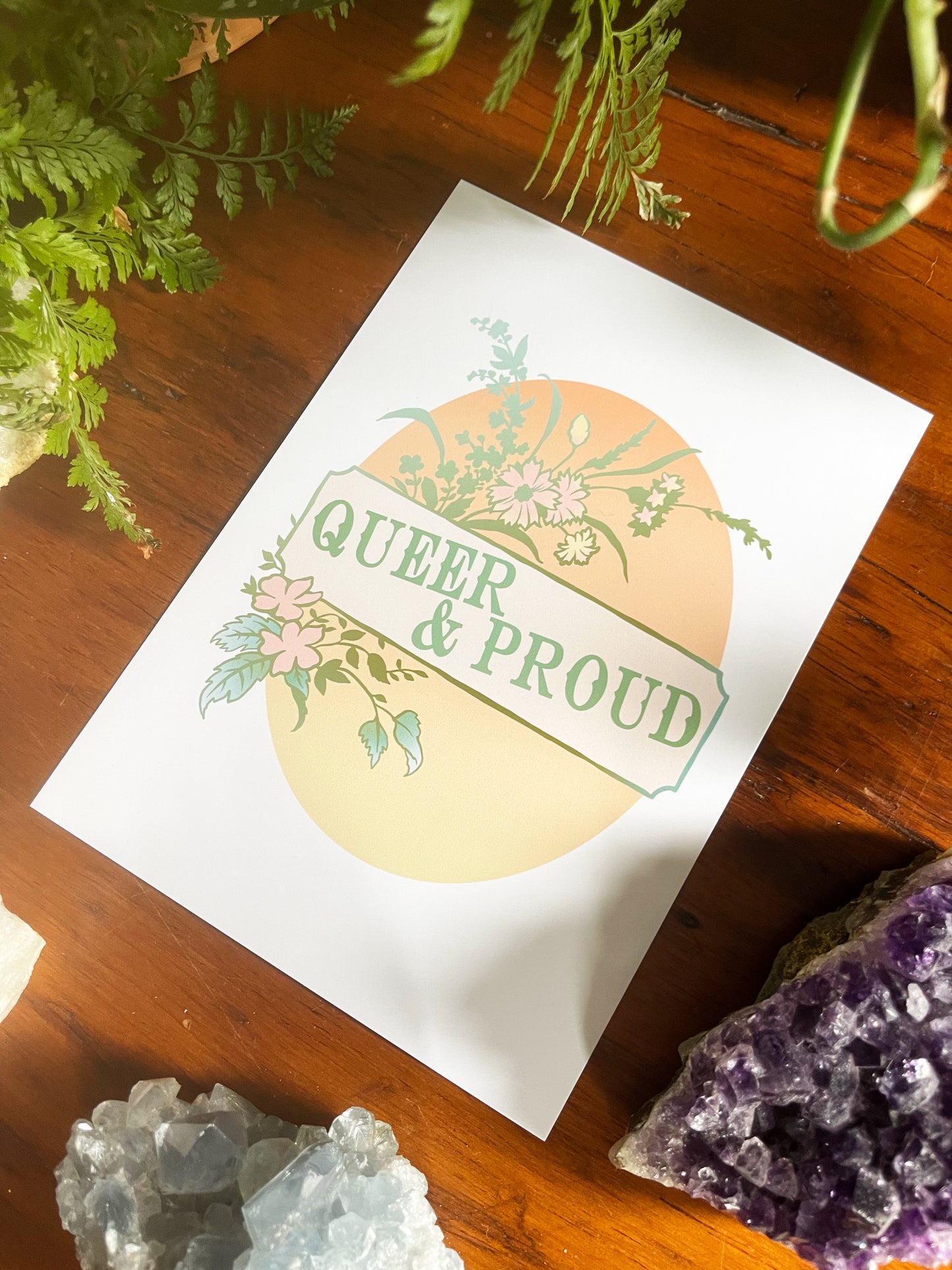 Queer and Proud: LGBTQ Pride Art Print