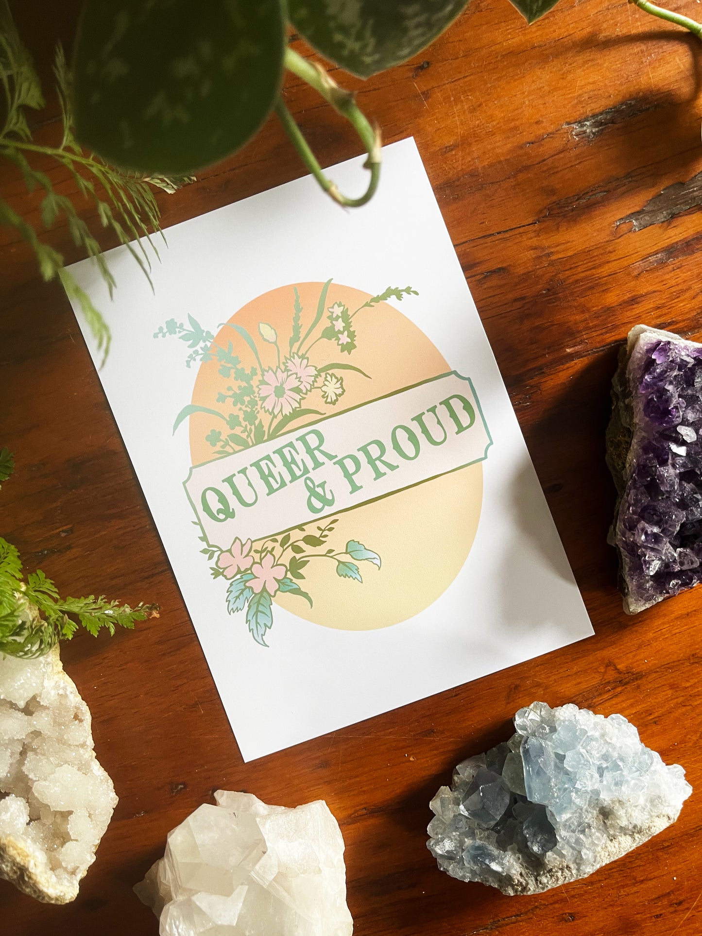 Queer and Proud: LGBTQ Pride Art Print