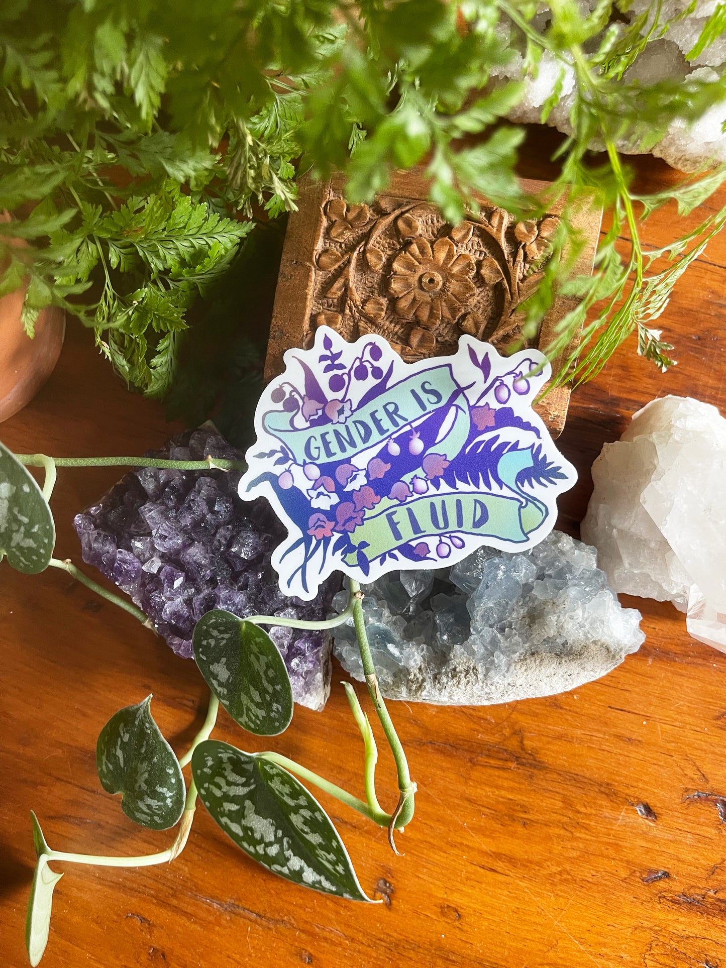 Gender Is Fluid: LGBTQ Pride Sticker