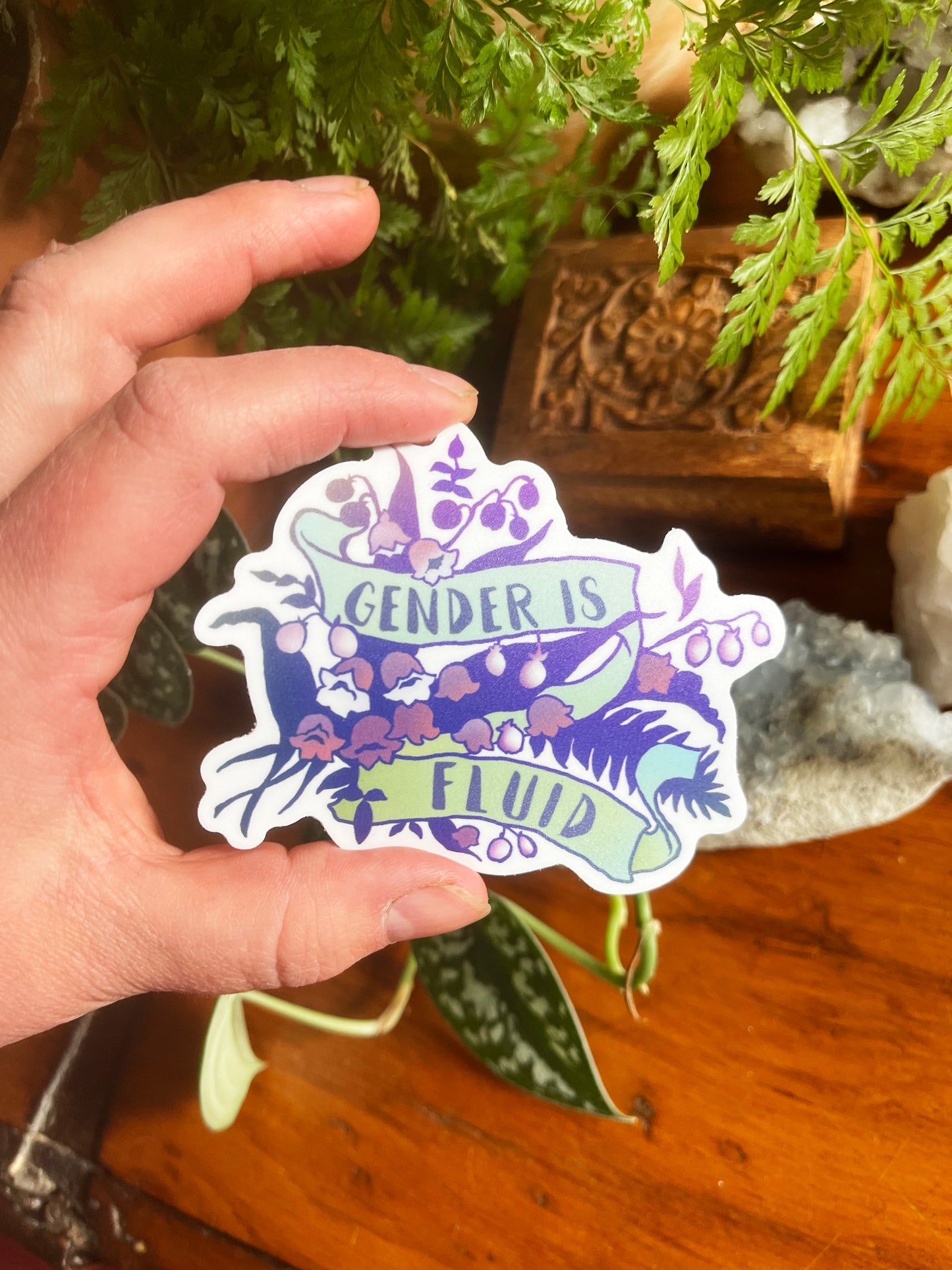 Gender Is Fluid: LGBTQ Pride Sticker